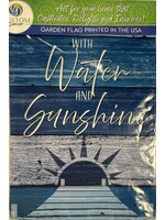 Lake Water Garden Flag