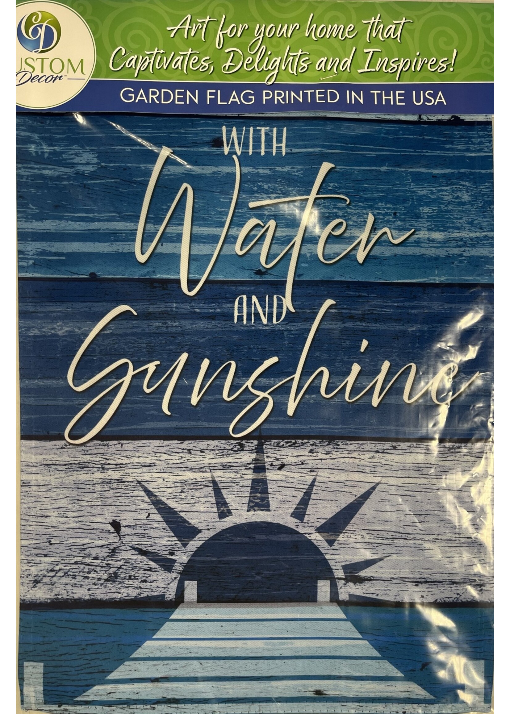 Lake Water Garden Flag