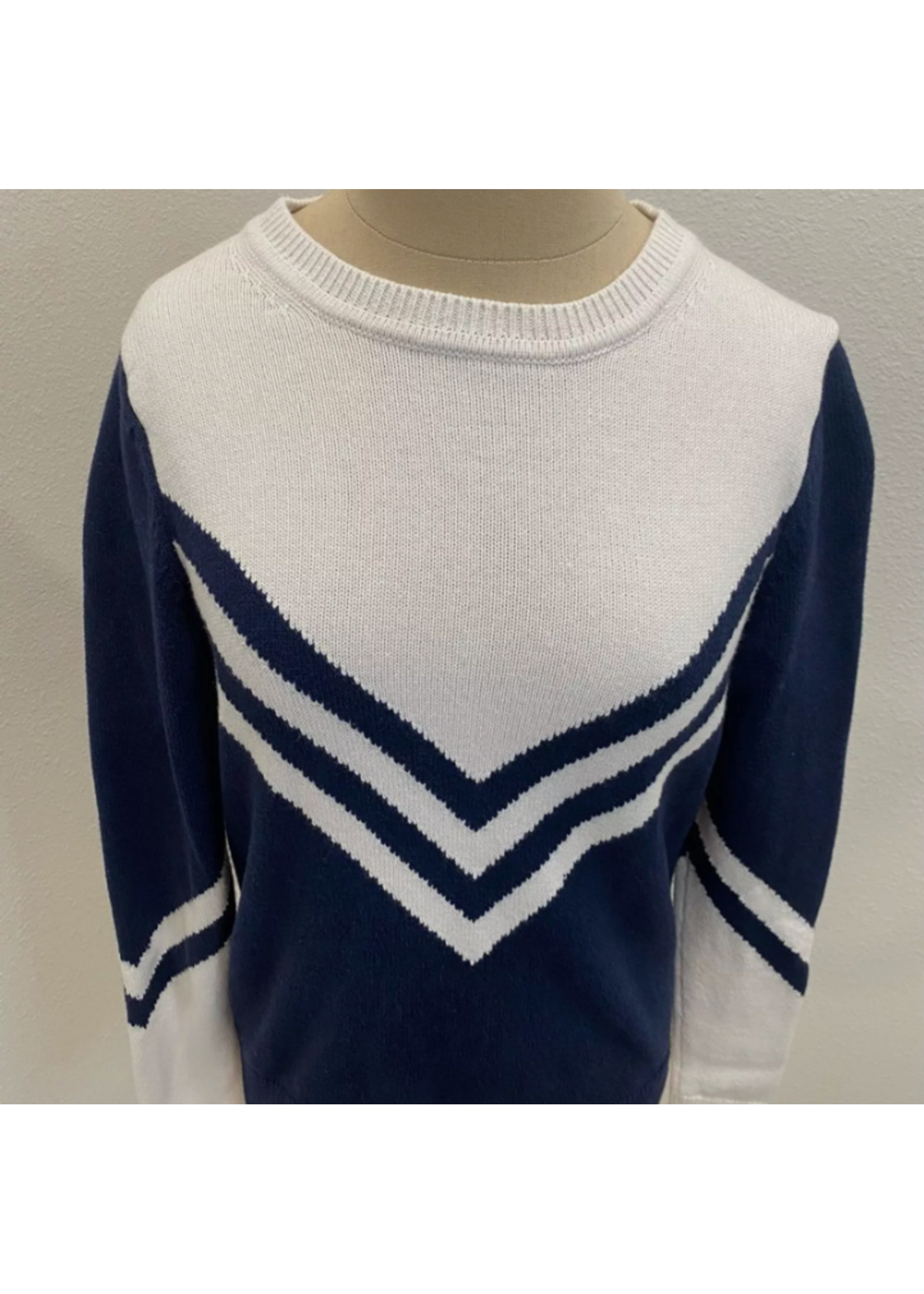 Southern Tide L/S McKenna Chevron Sweater