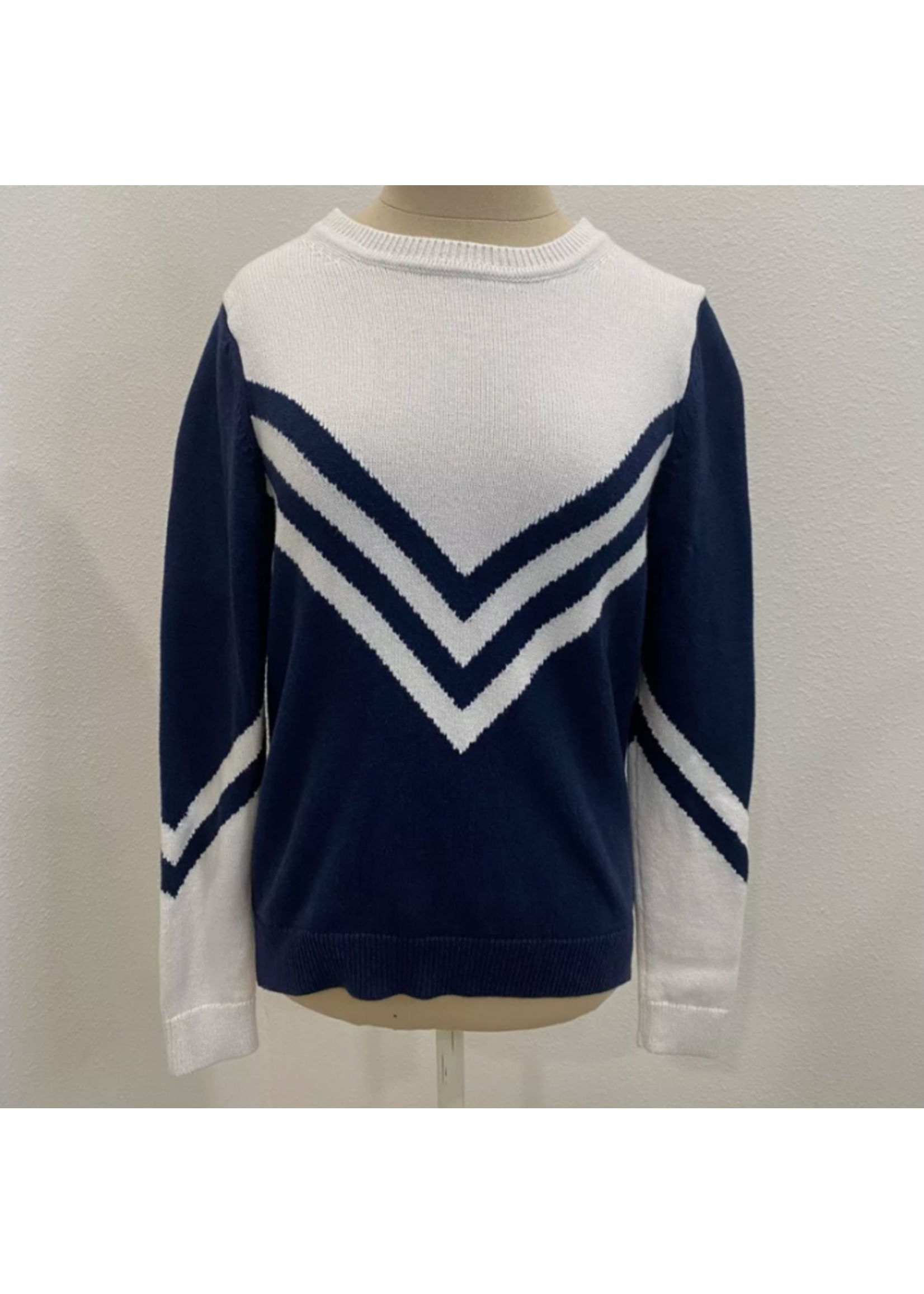 Southern Tide L/S McKenna Chevron Sweater