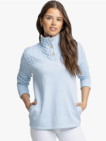 Southern Tide Kelsea Quilted Heather Pullover