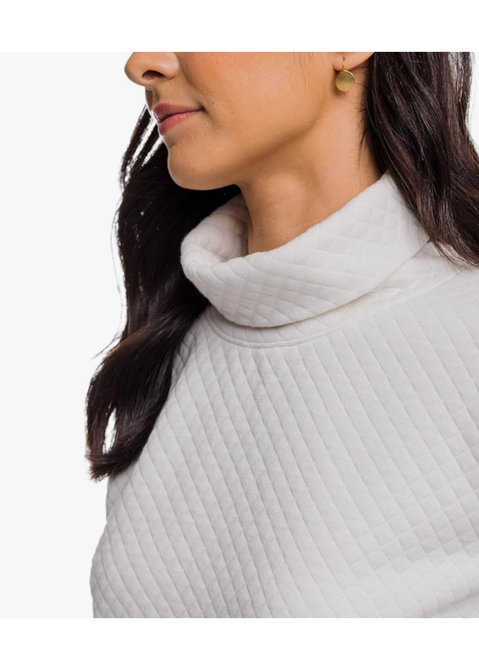 Southern Tide Mellie Mock Neck Sweatshirt
