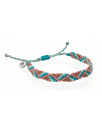 4Ocean Riptide Bracelet - Copper, Coral, & Blue