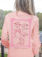 Simply Southern Cowgirl Silly Goose L/S Tee