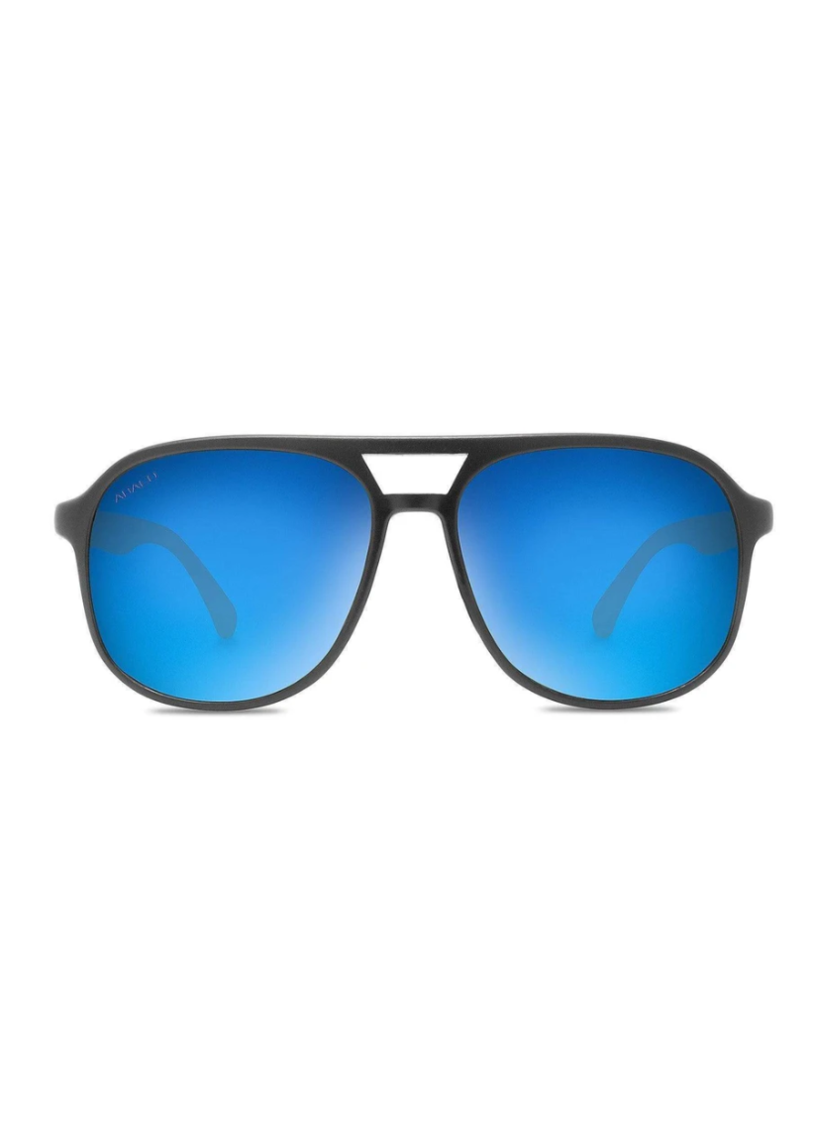 Pitbull-Matte Black/Deep Blue Mirror