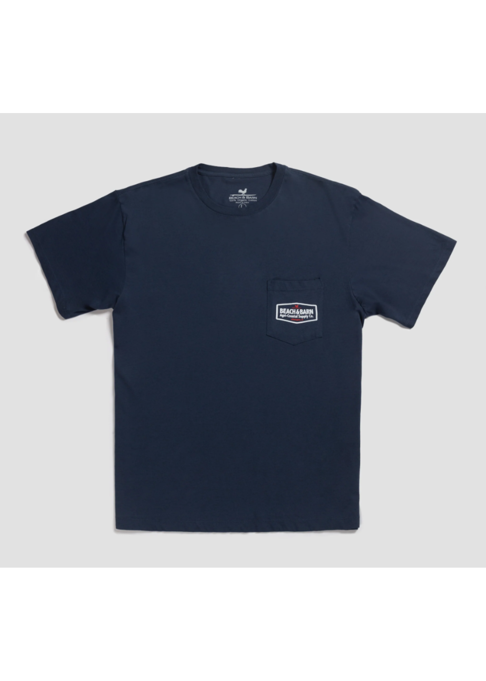 Beach and Barn Agri-Coastal Pocket Tee