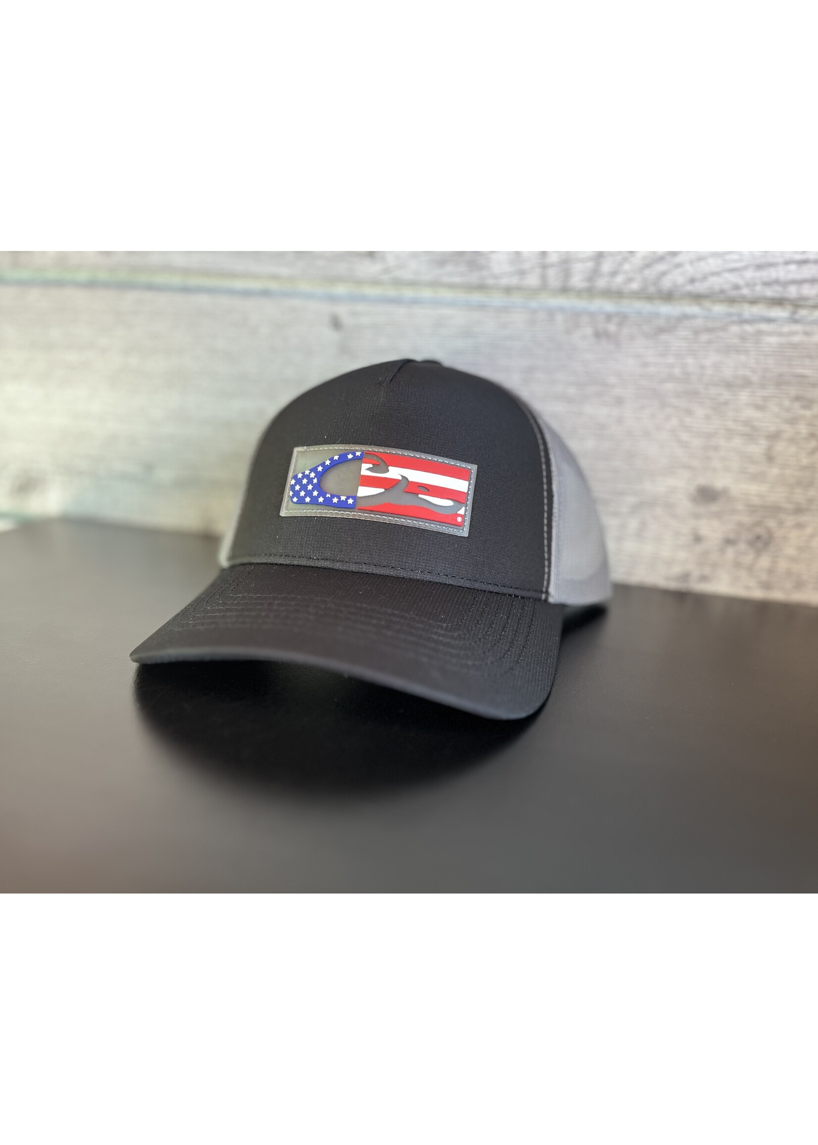 Drake American Flag Mesh Back Cap -  Black
