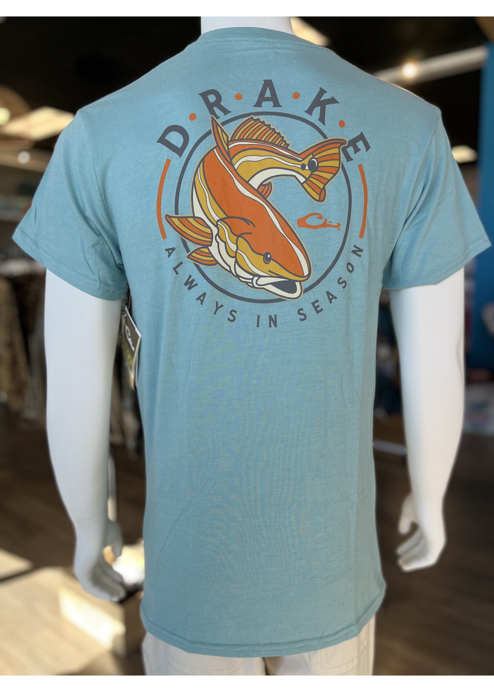 Drake Retro Redfish s/s Tee