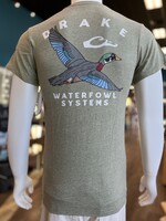 Drake Retro Wood Duck s/s Tee