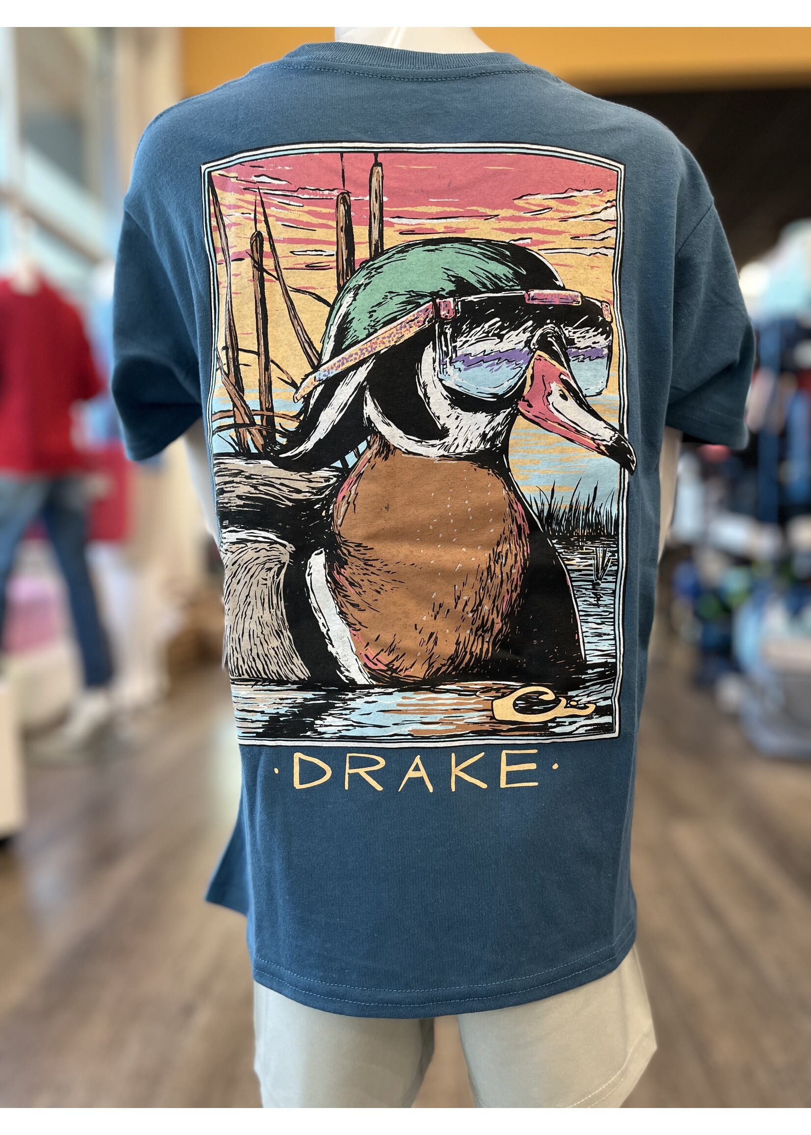 Drake Youth Pop Art Wood Duck s/s Tee