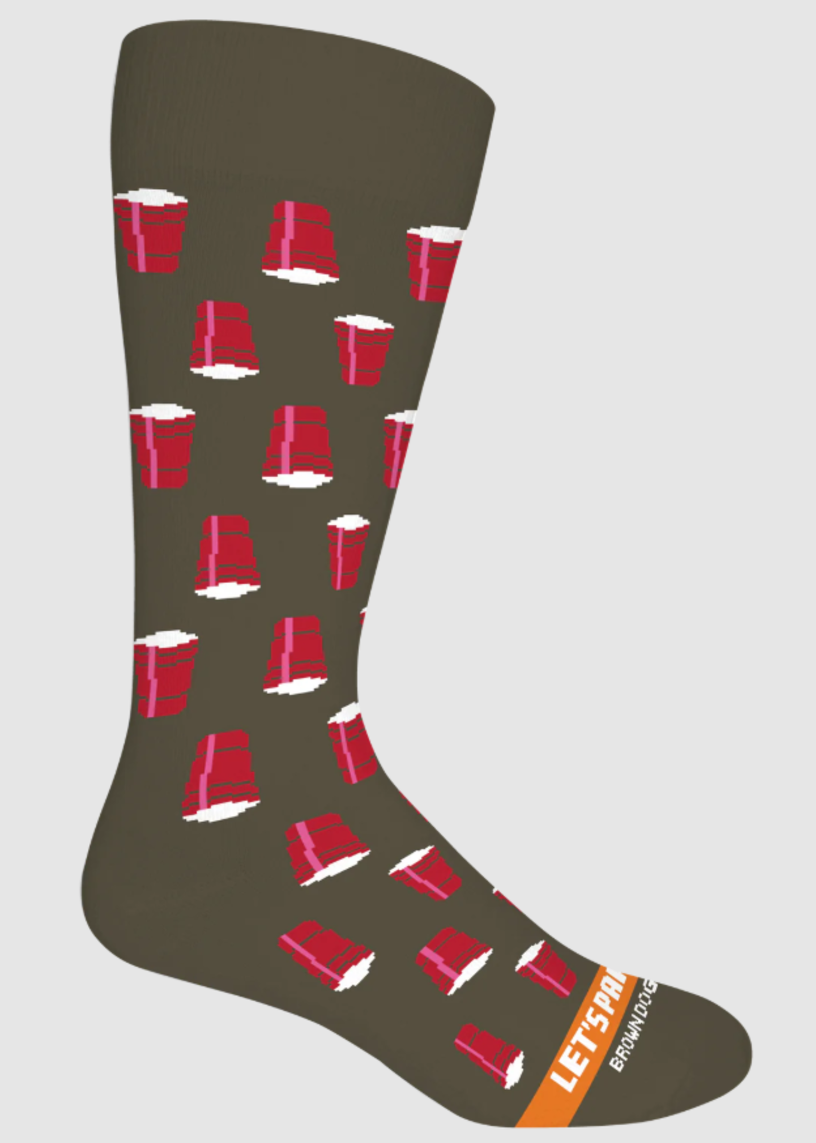 Brown Dog Party Cup - Sage