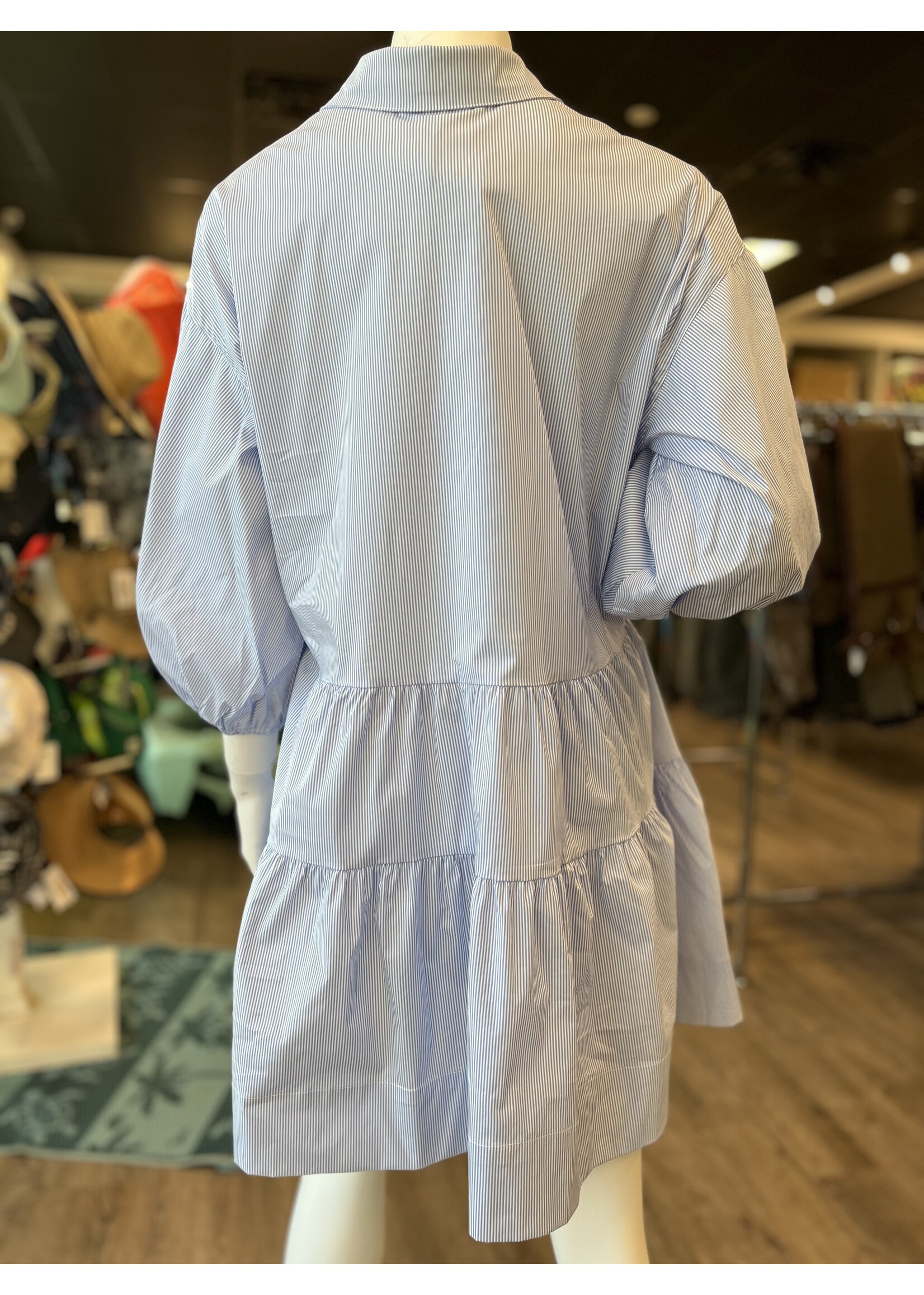 Elan 3/4 Sleeve Collard Dress