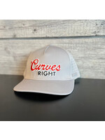 Bogey Bros Curves Right Performance Hat - Grey