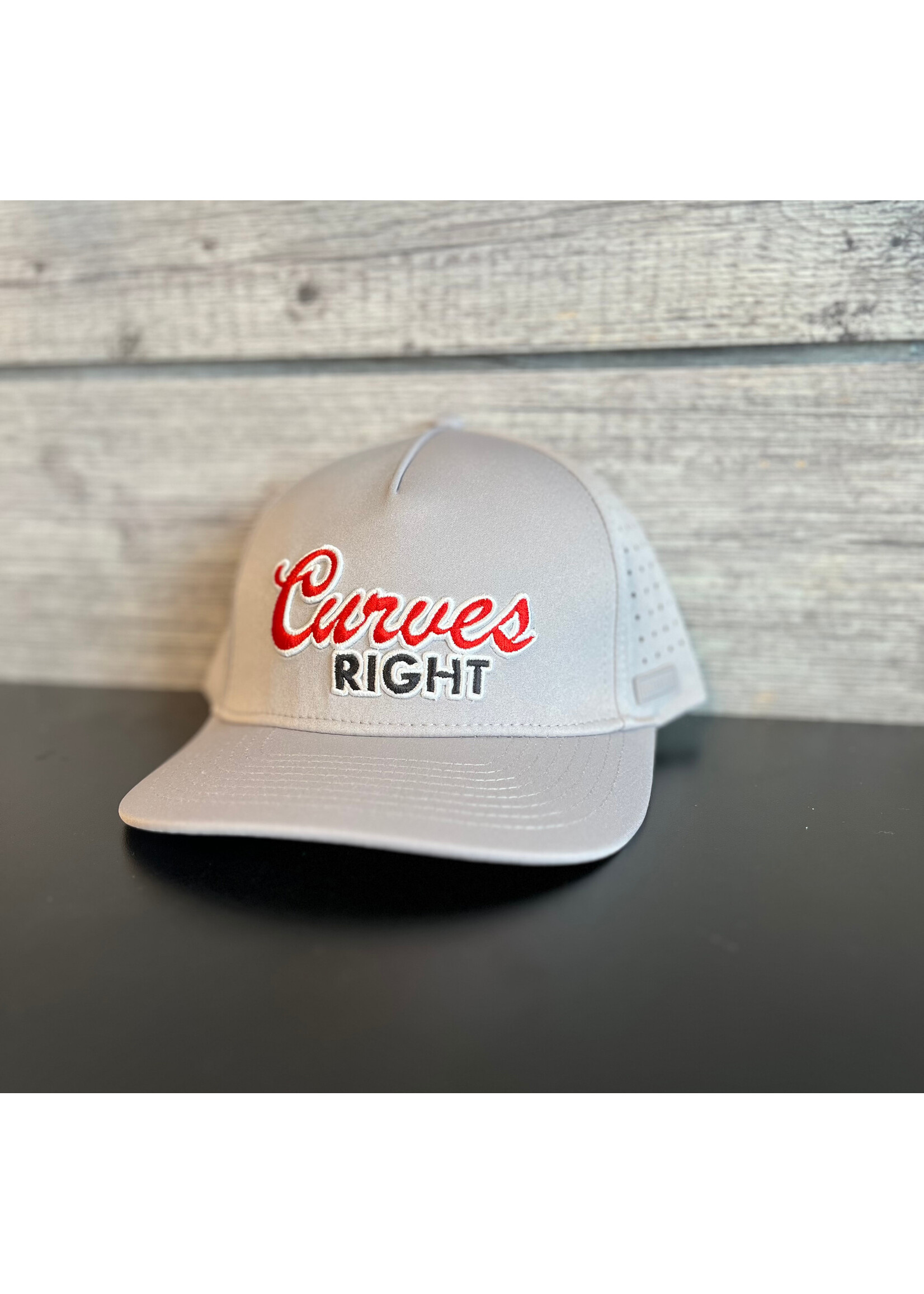 Bogey Bros Curves Right Performance Hat - Grey