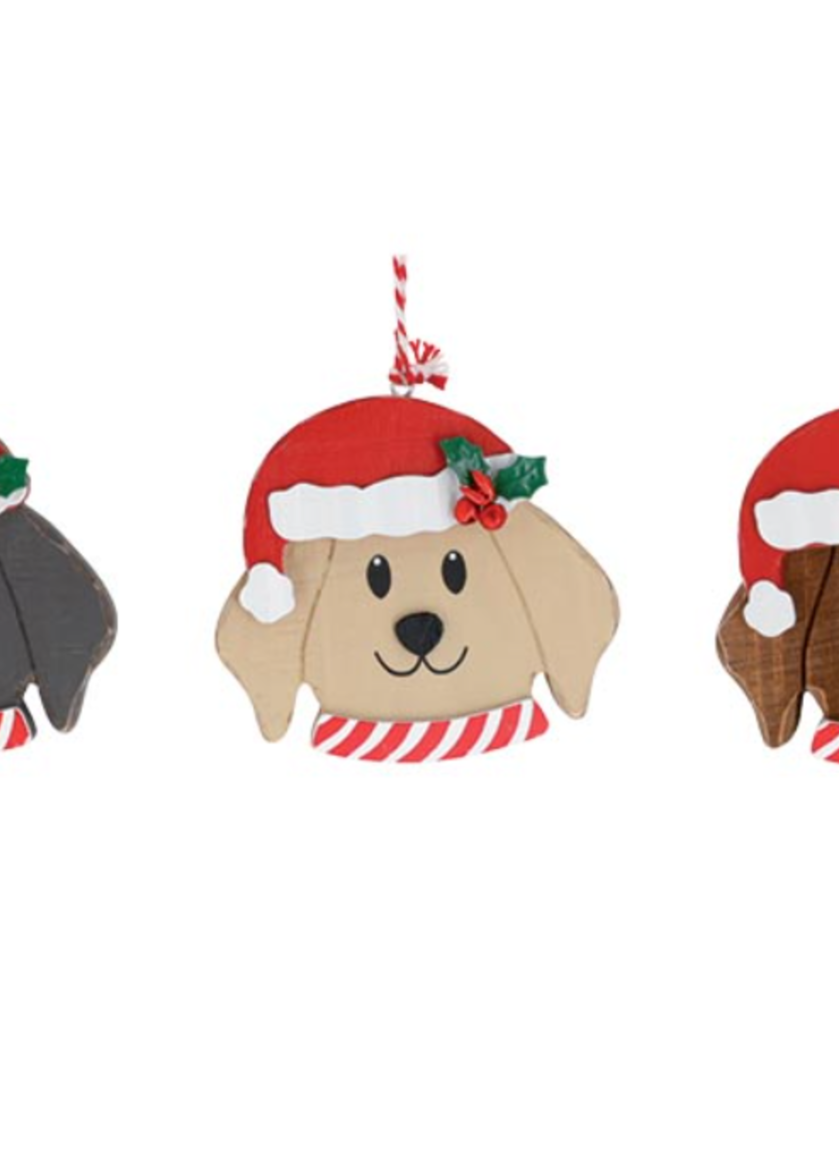 Burton + Burton Dog in Santa Hat Ornament
