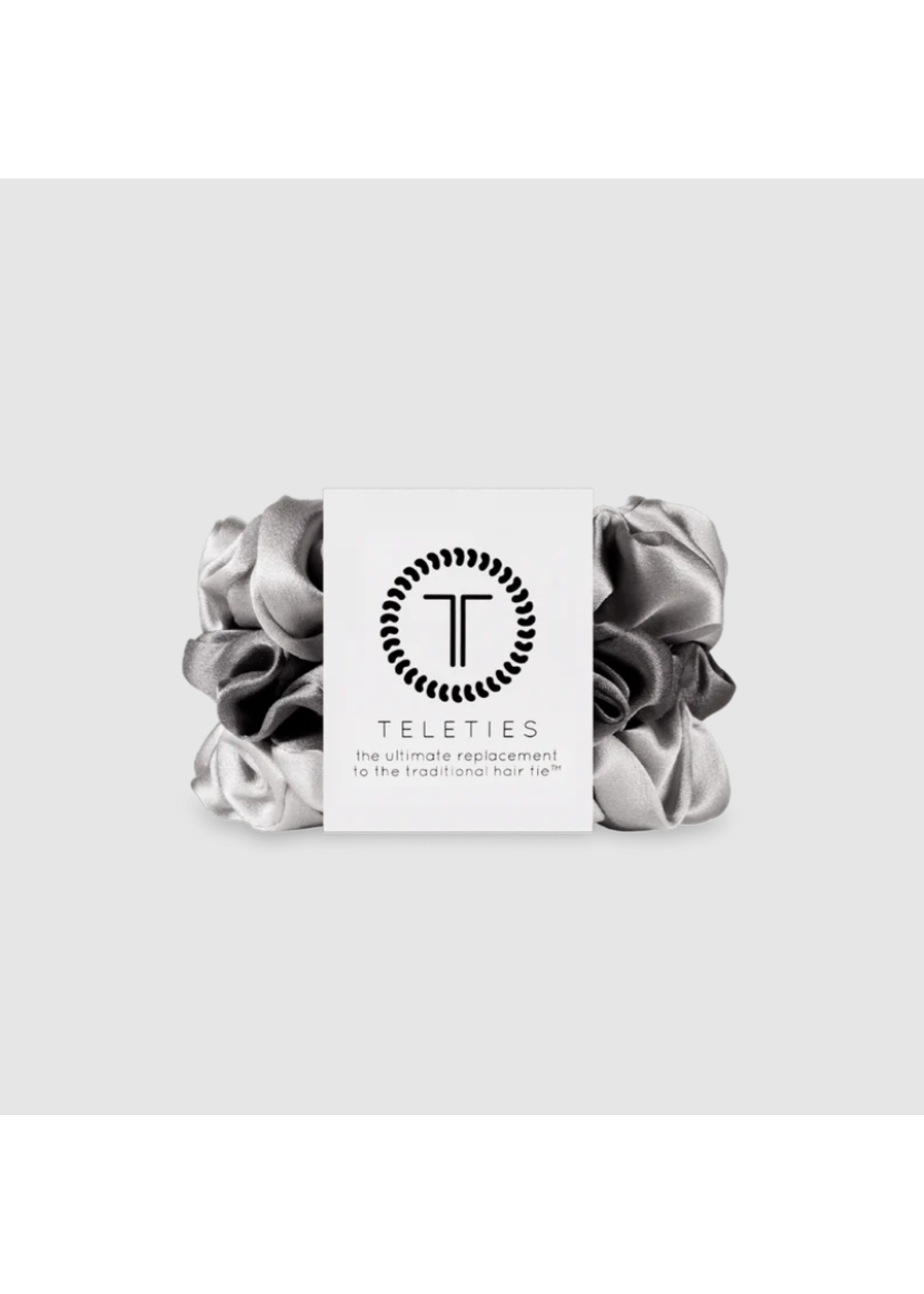 Teleties Silver Flames Small Scrunchie