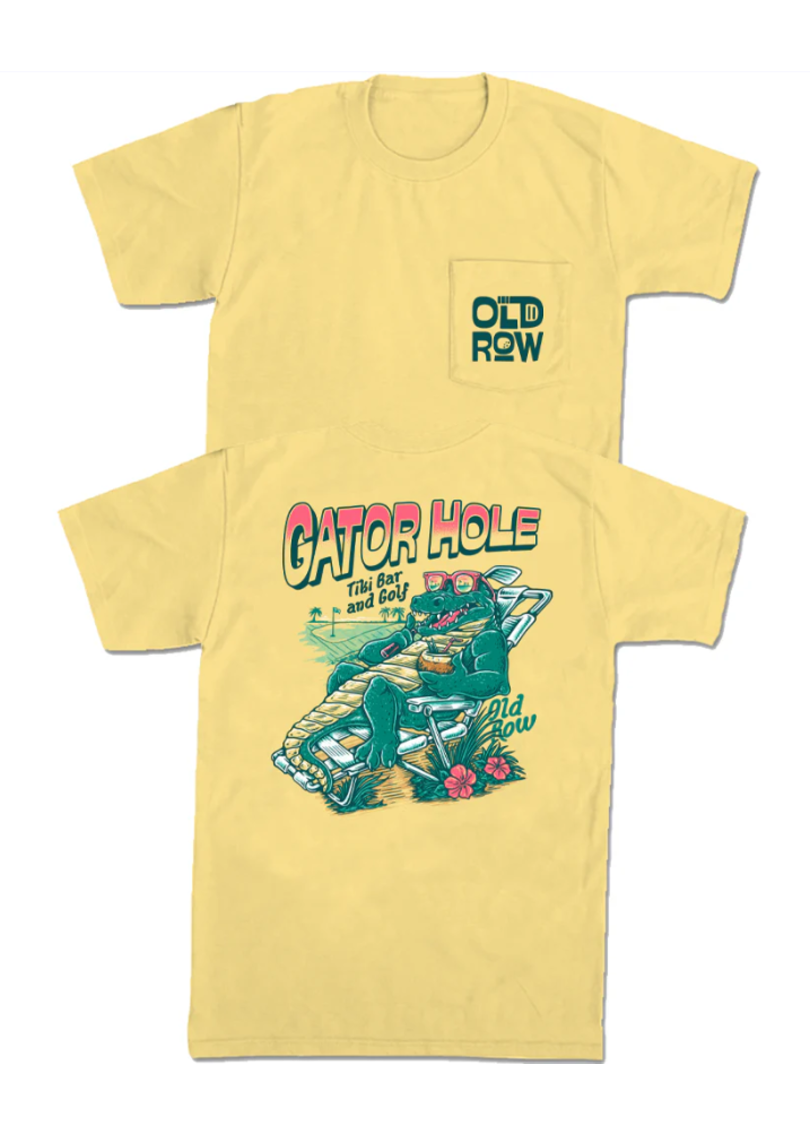 Old Row Gator Hole Pocket Tee