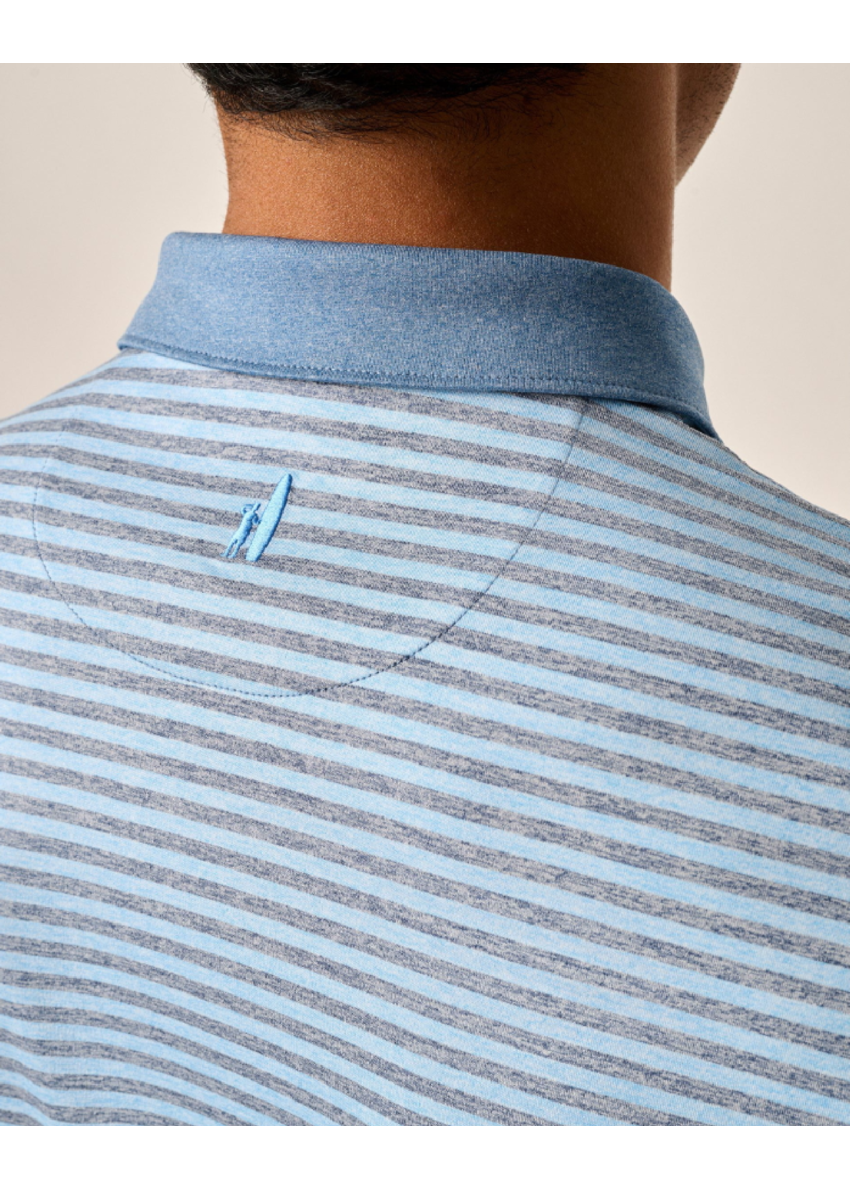 Johnnie-O Performance Jersey Polo - Gibbons Stripe