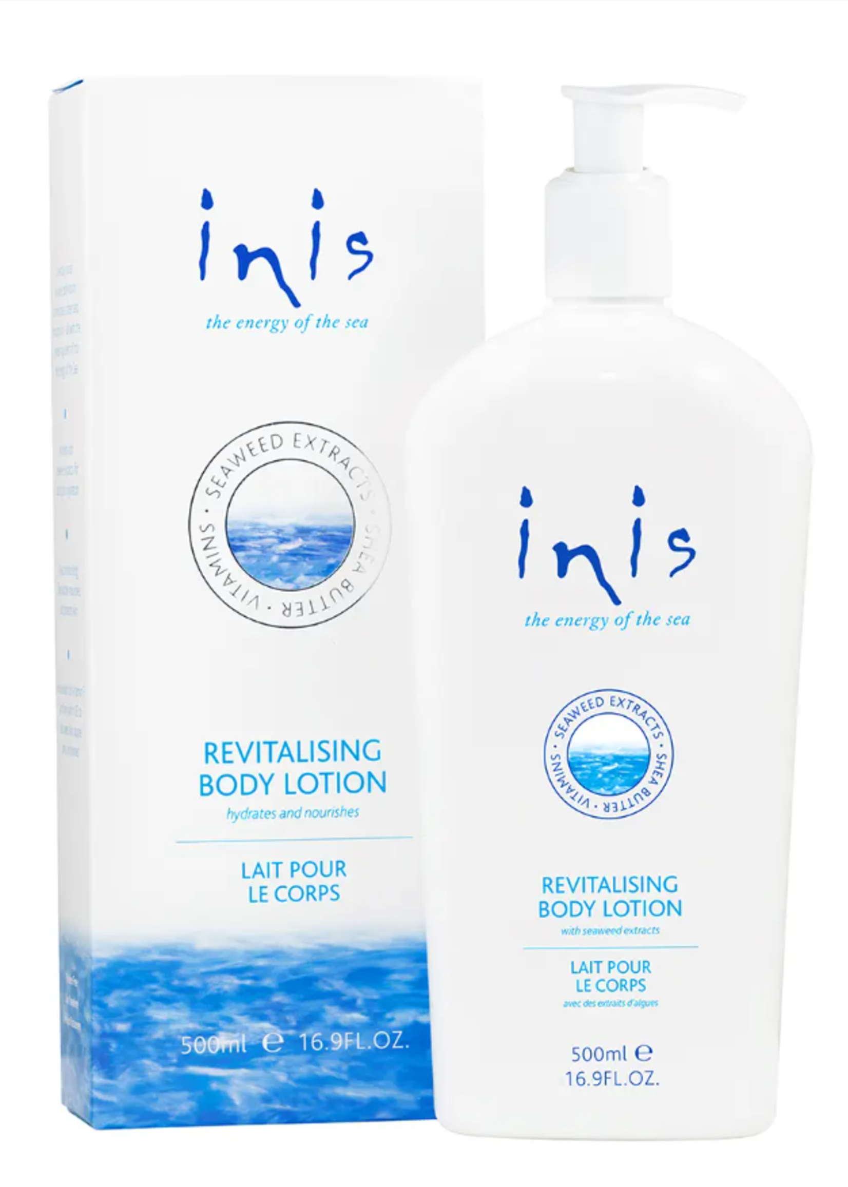INIS Revitalizing Body Lotion Large Pump Bottle 500ML
