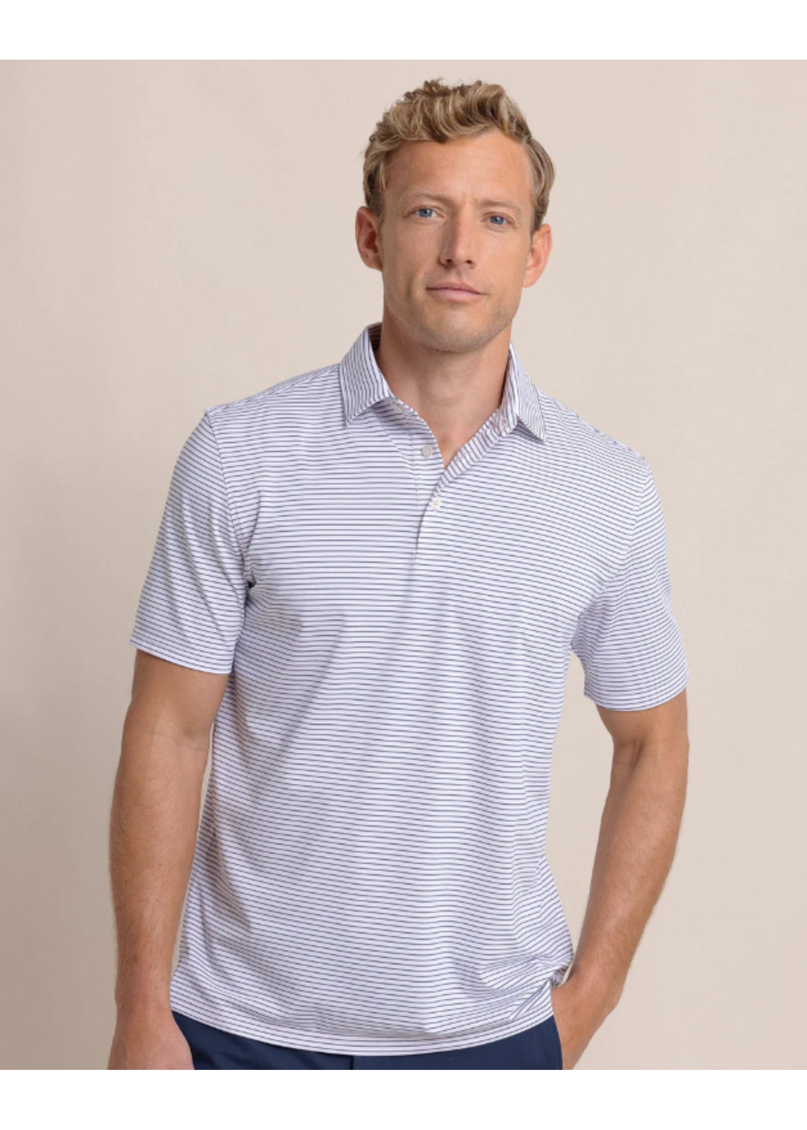 Southern Tide Driver Sunbury Stripe Polo