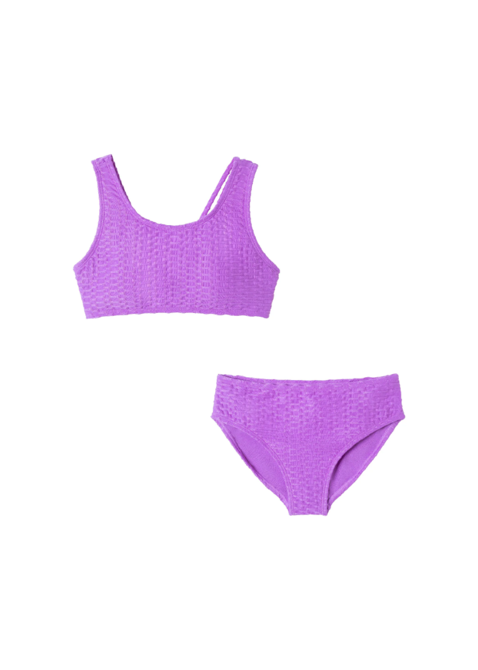 Andy & Evan Kids Woven Design Swimsuit Set