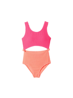 Andy & Evan Kids Side Tie One Piece Swimsuit