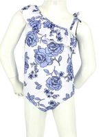 Marina West Swim One Piece Off the Shoulder w/ Ruffles Swimsuit