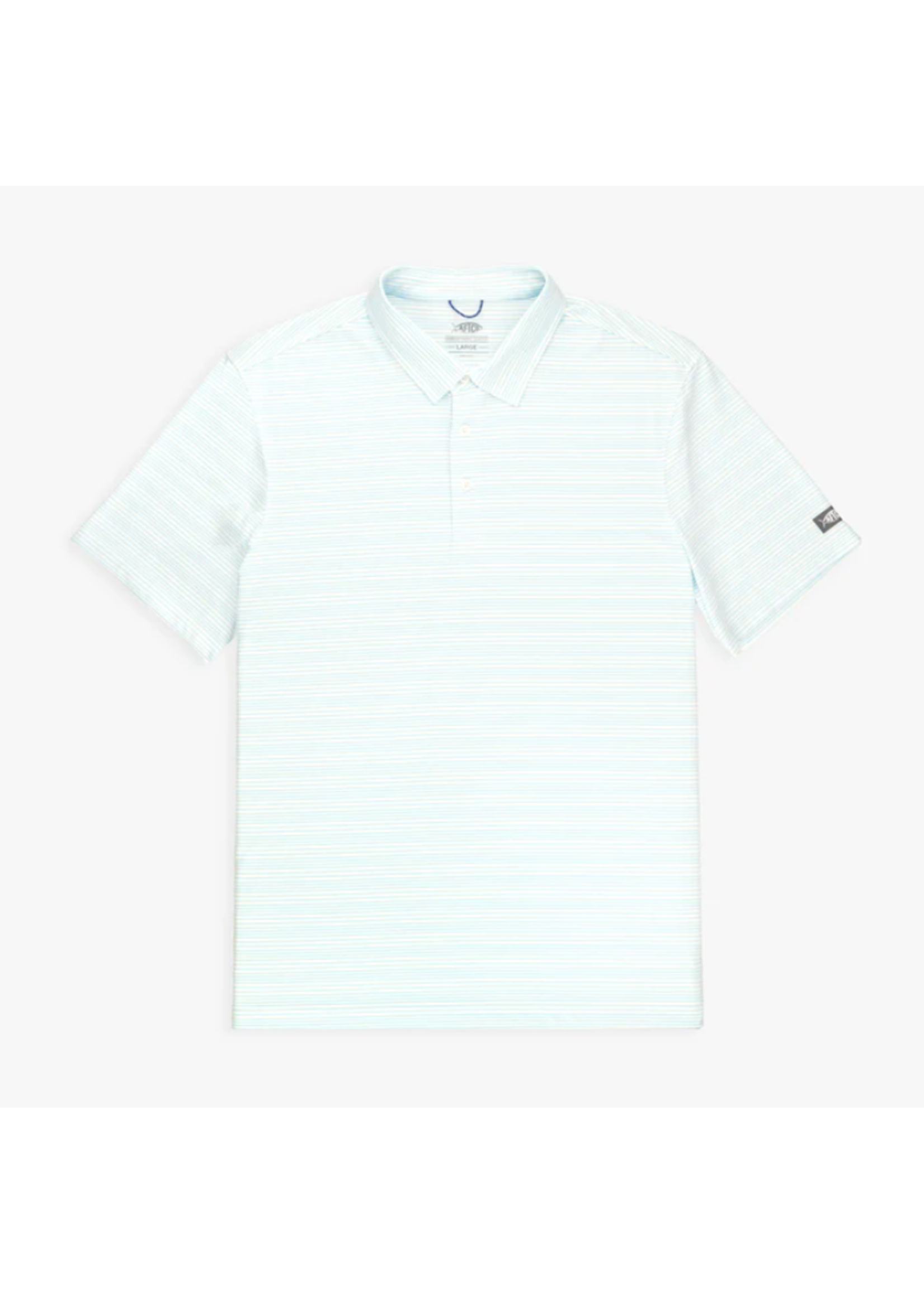 AFTCO Link Stripe Polo