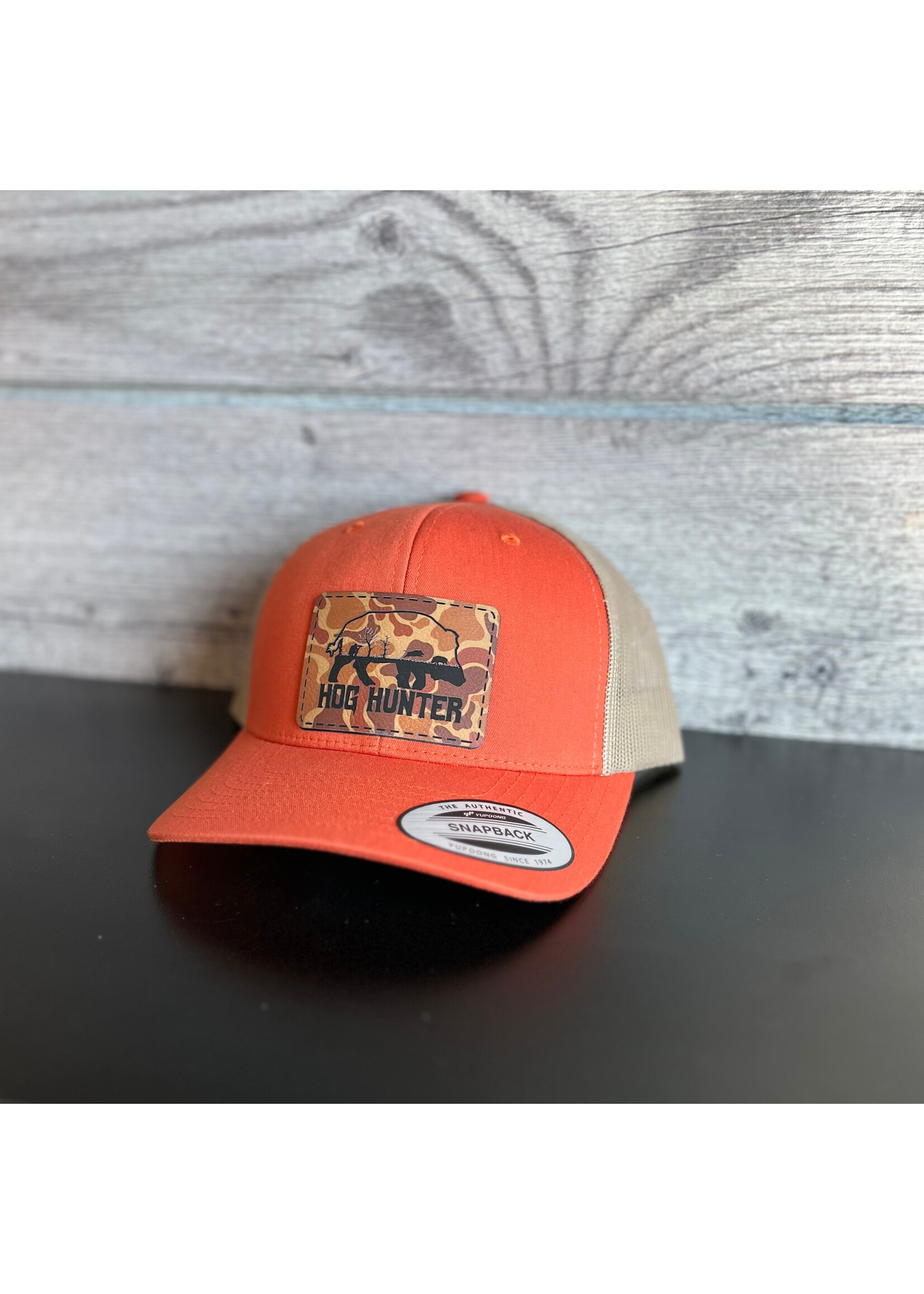 Hinson's Hobbies Soft Leather Patch Hat