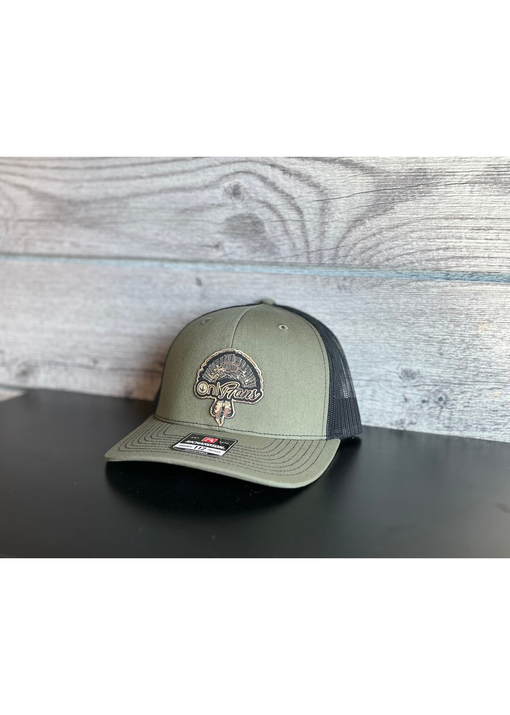 Hinson's Hobbies Soft Leather Patch Hat