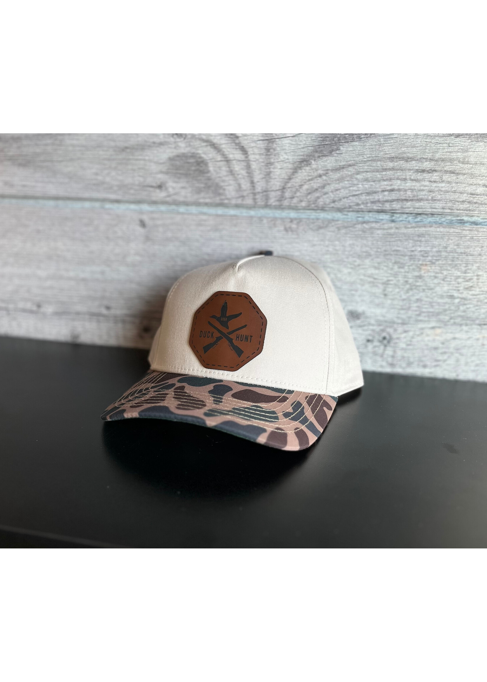 Hinson's Hobbies Soft Leather Patch Hat