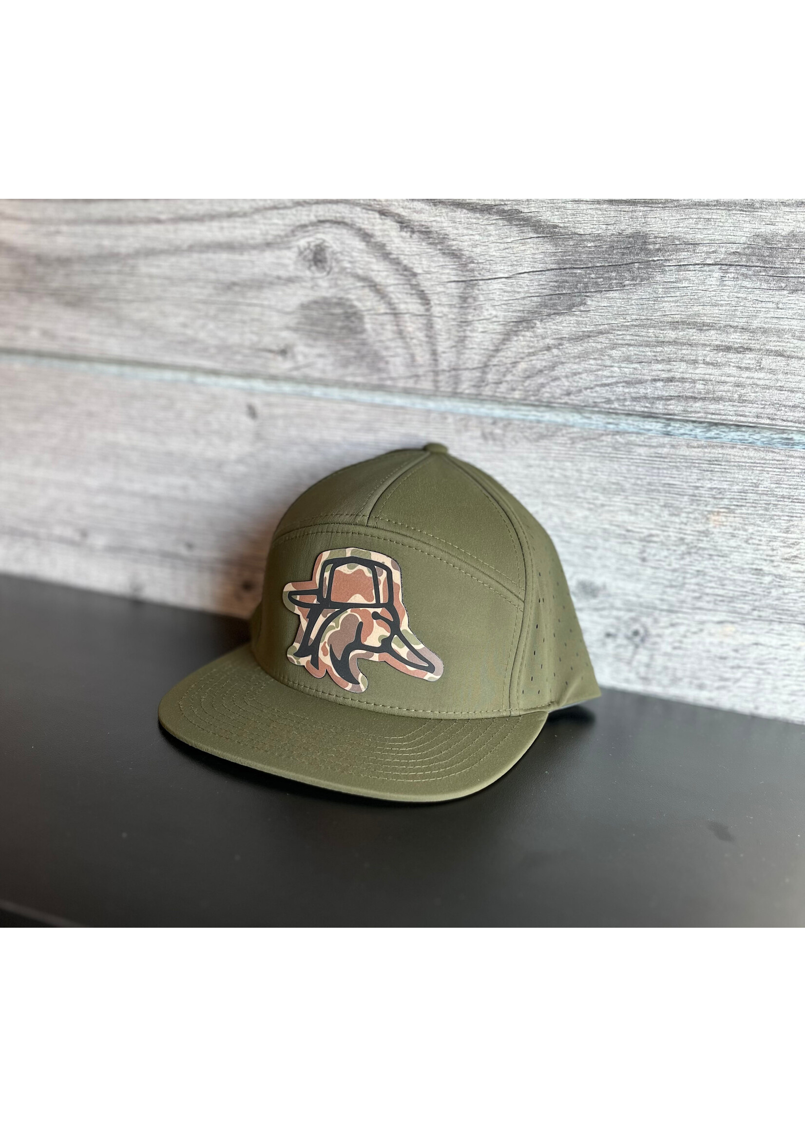 Hinson's Hobbies Soft Leather Patch Hat
