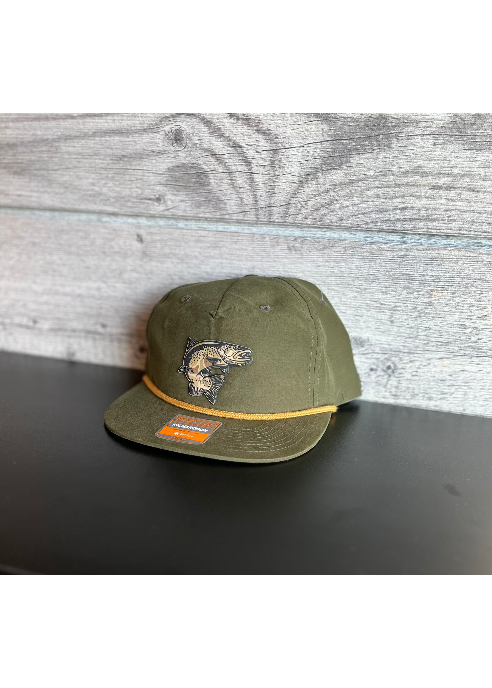 Hinson's Hobbies Soft Leather Patch Hat