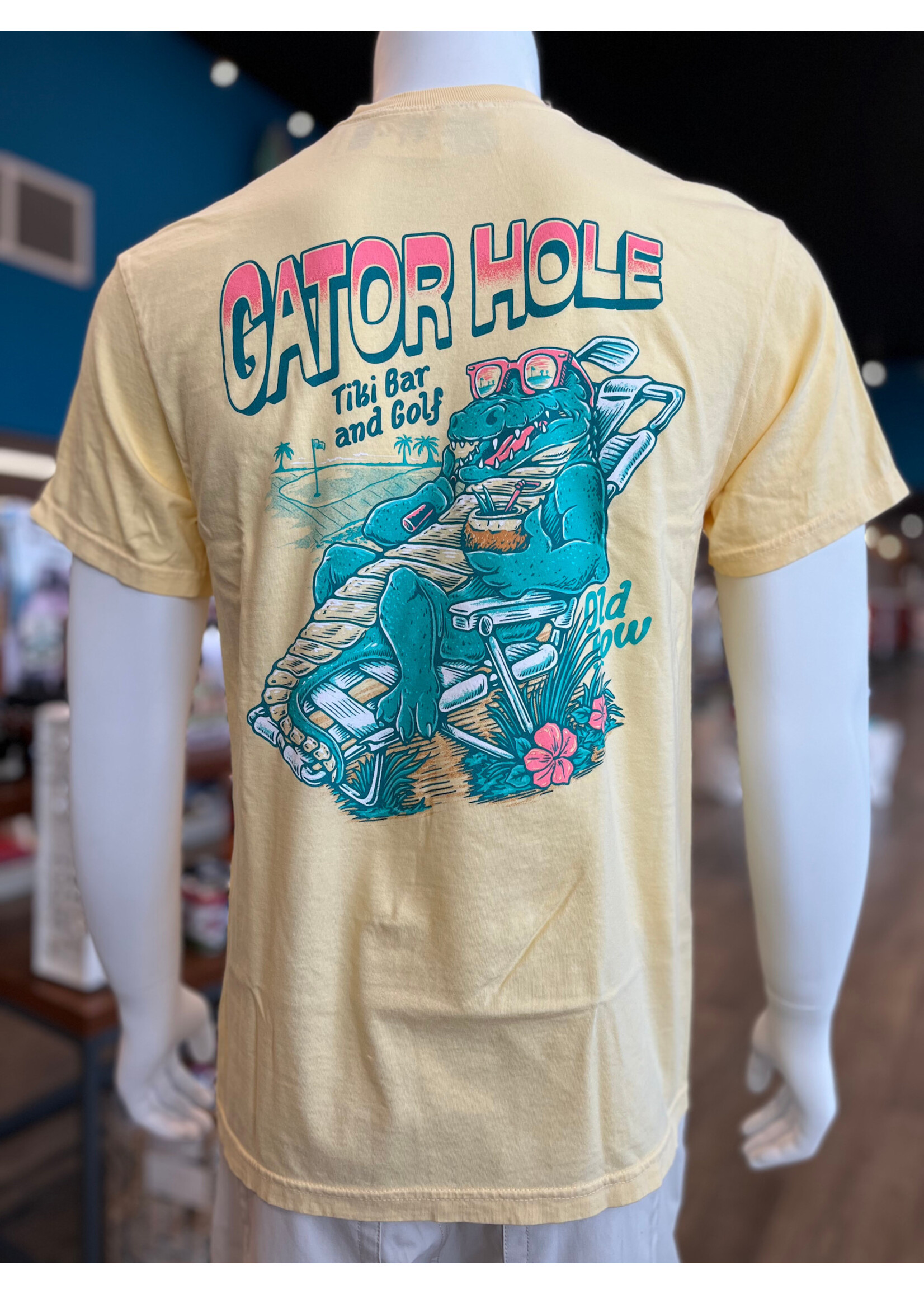 Old Row Gator Hole Pocket Tee