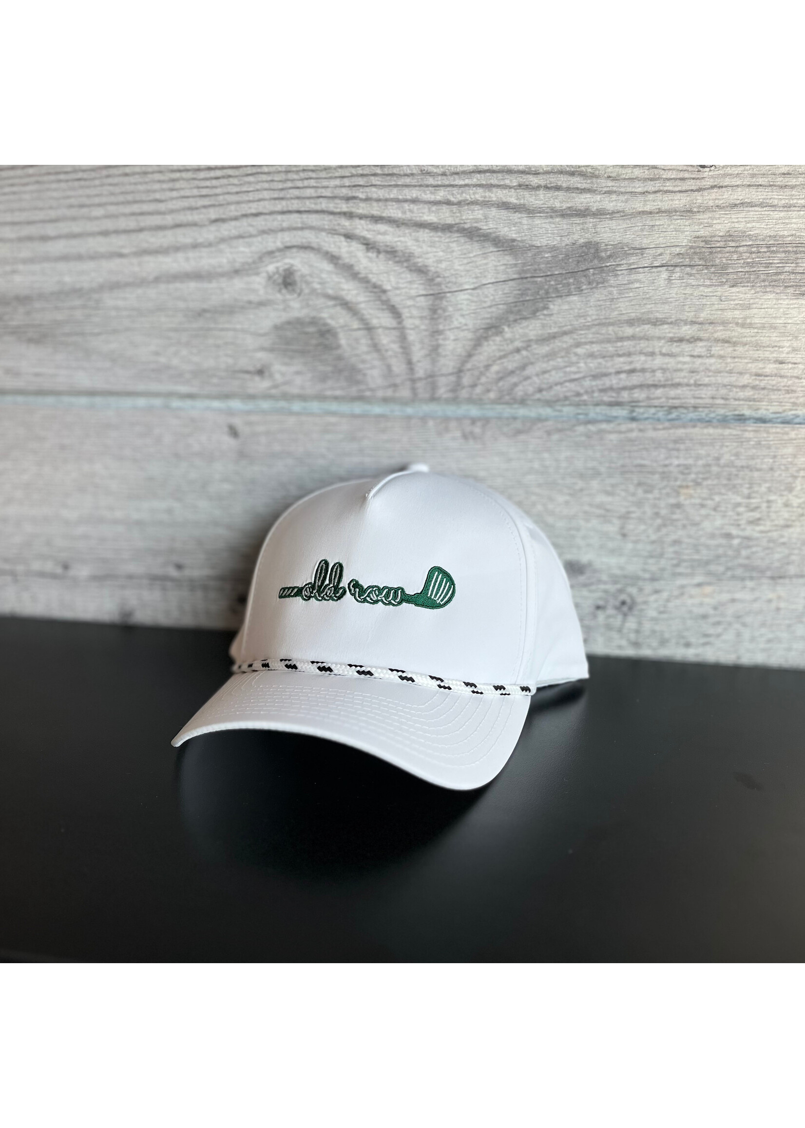 Old Row Golf Club Rope Hat - White