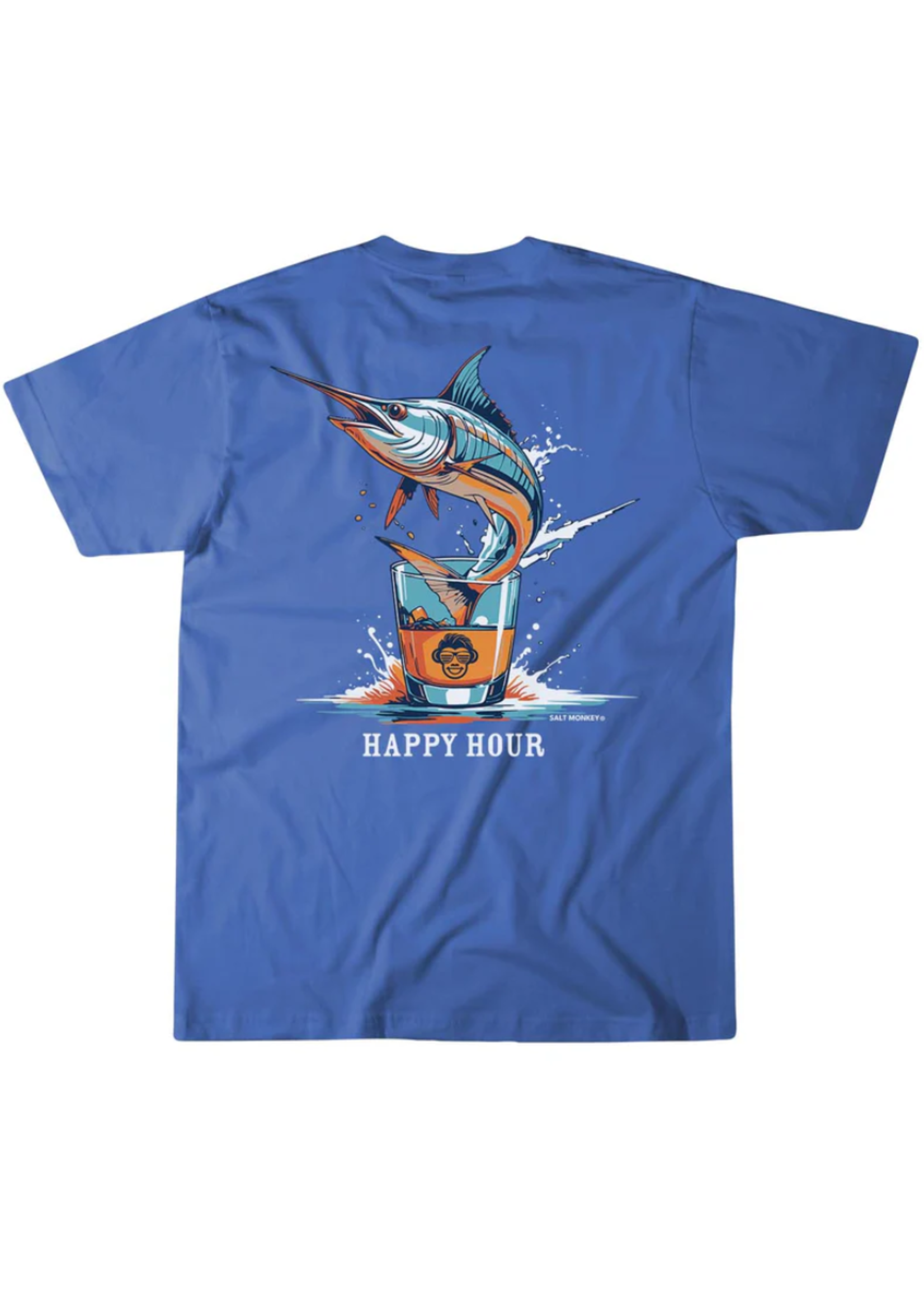 Salt Monkey Happy Hour Marlin Tee