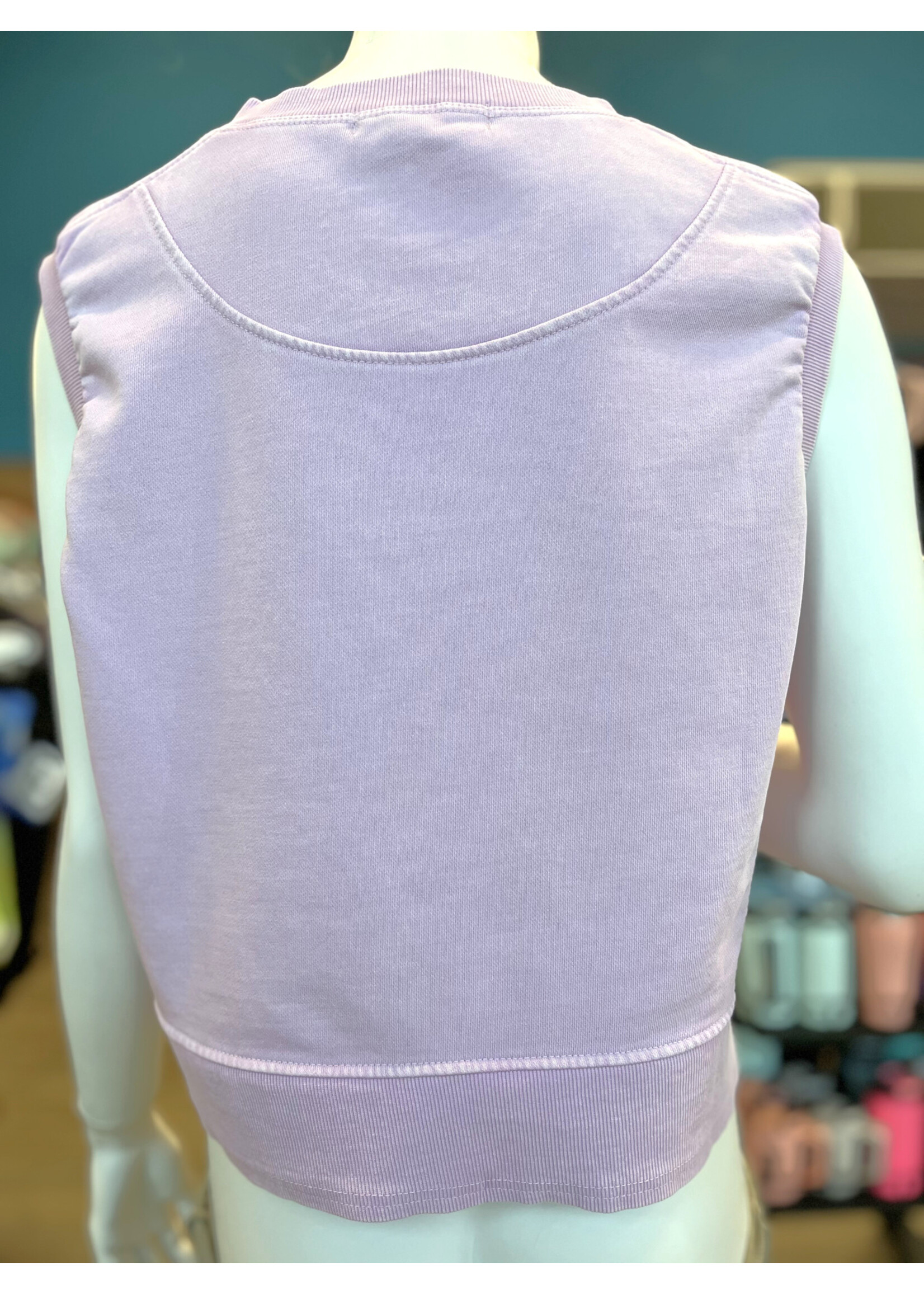 Kimberly C Mineral Wash Sleeveless Top