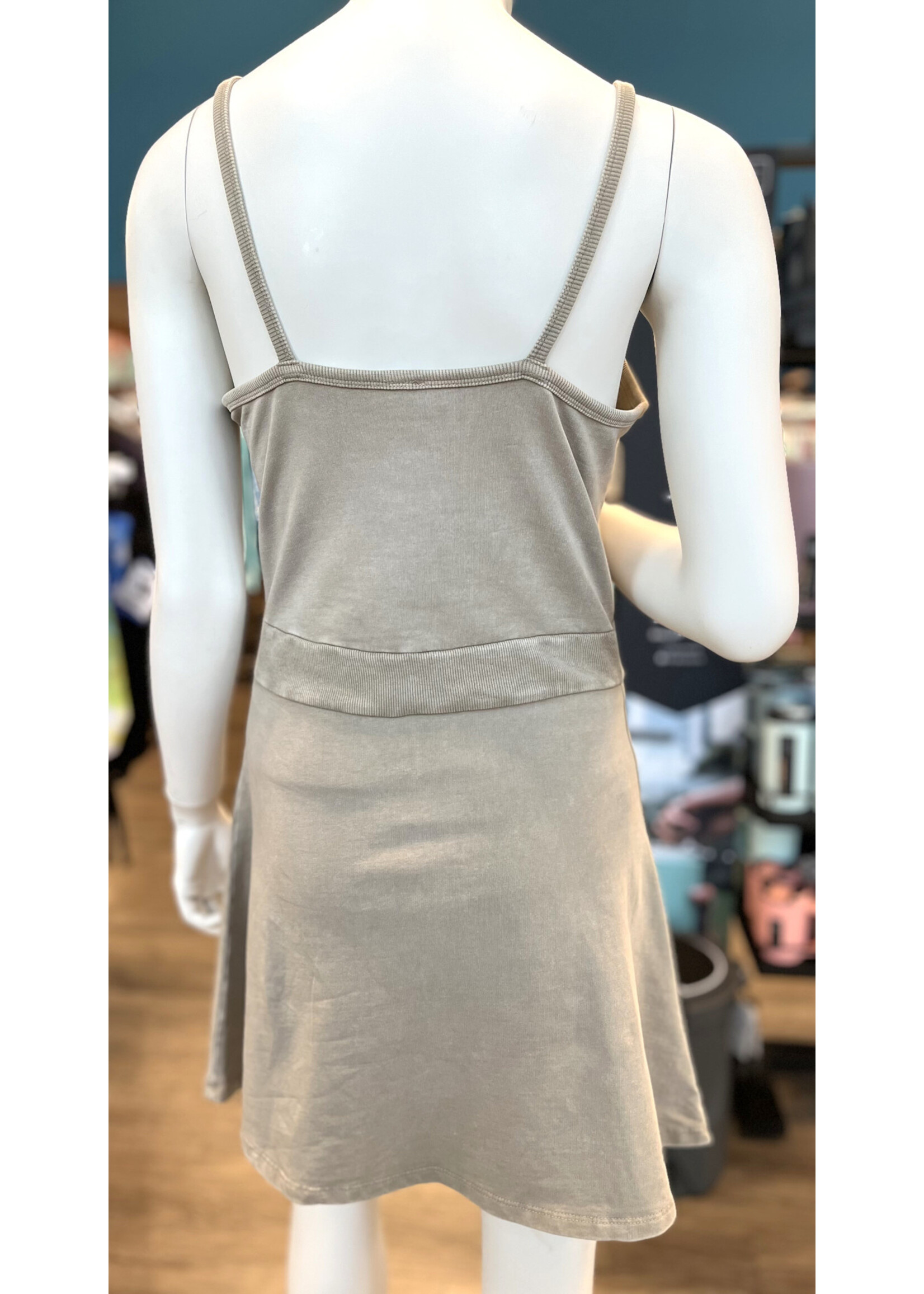 Kimberly C Mineral Wash Cami Mini Dress