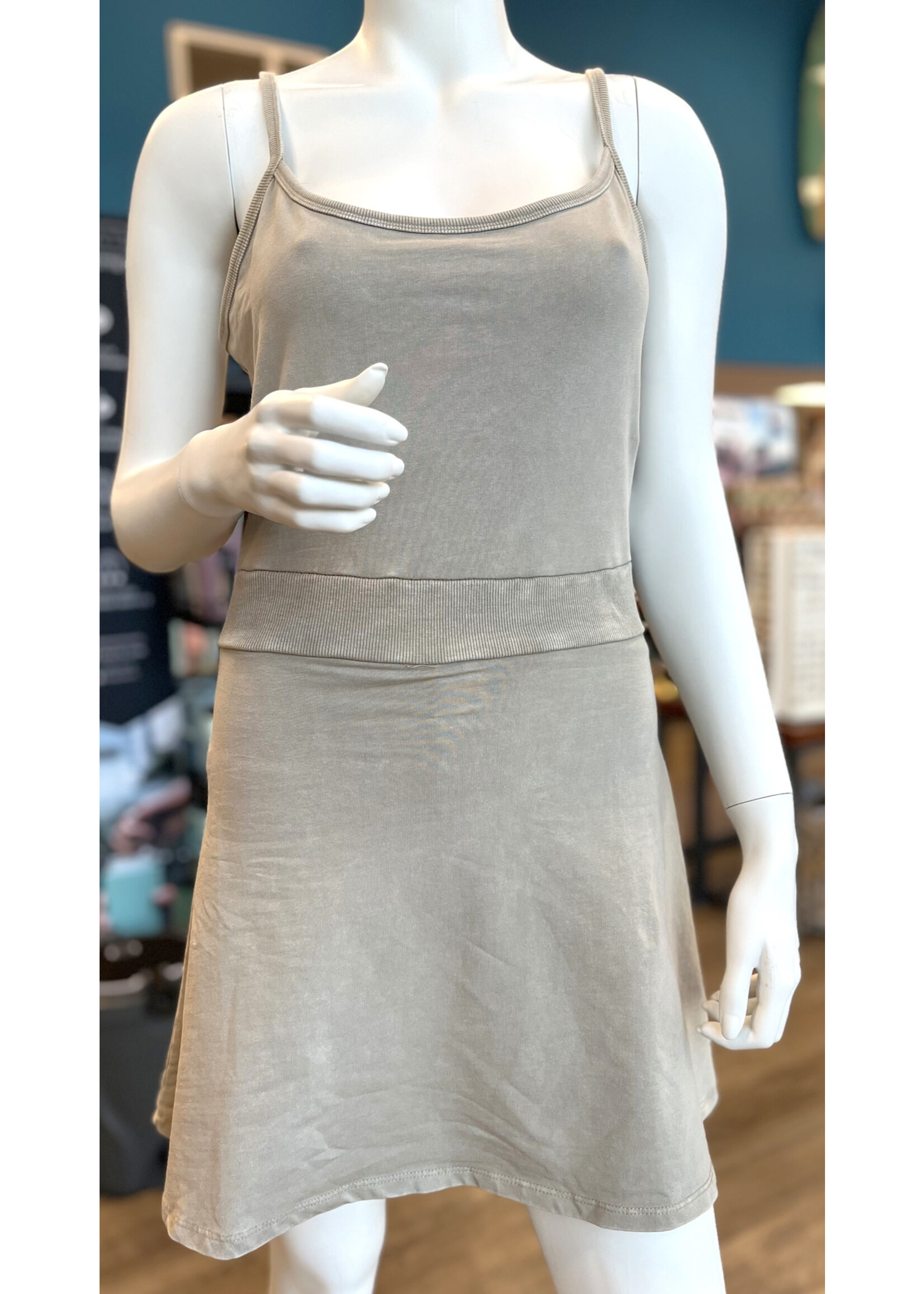 Kimberly C Mineral Wash Cami Mini Dress