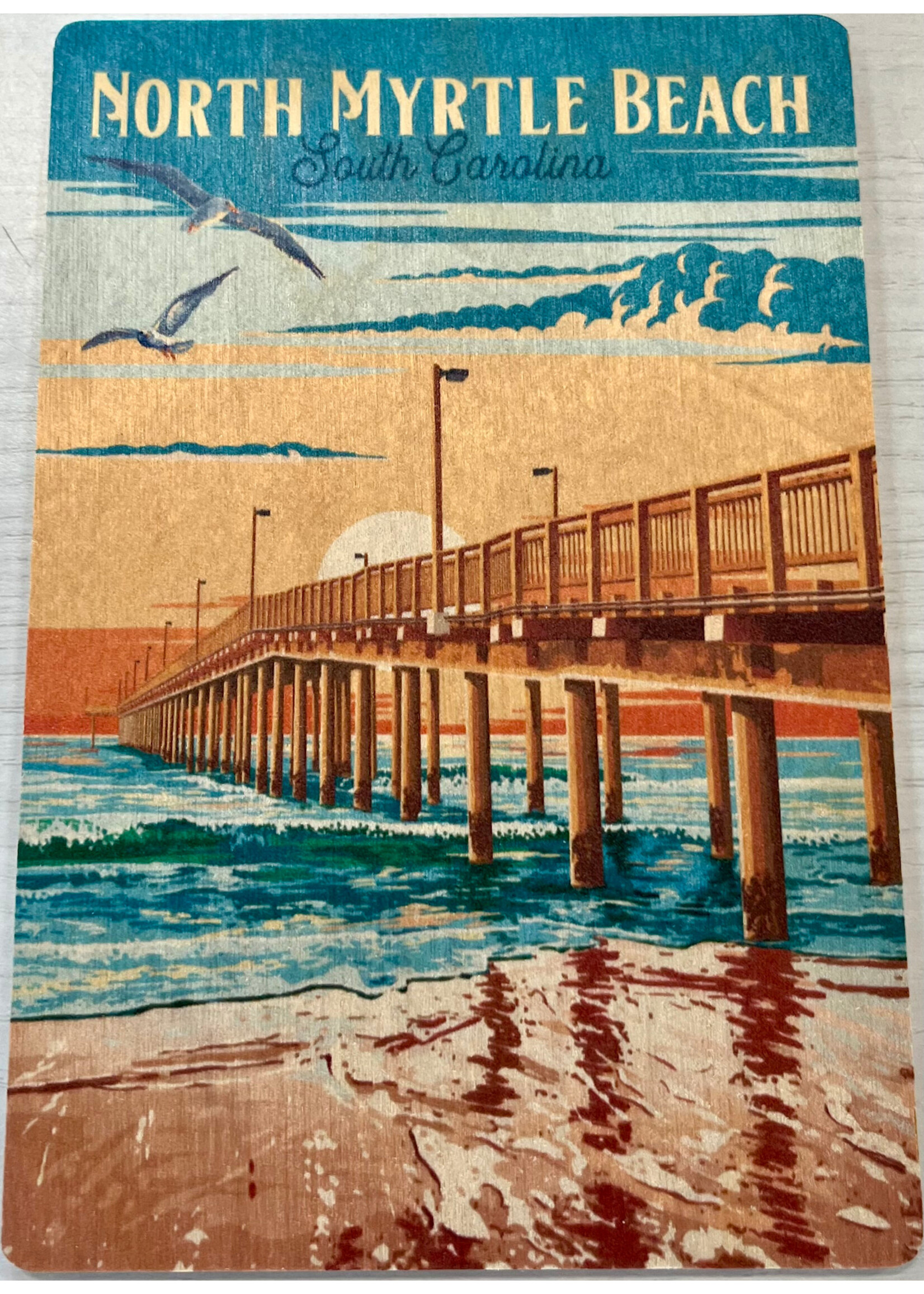 Lantern Press Wood Postcards