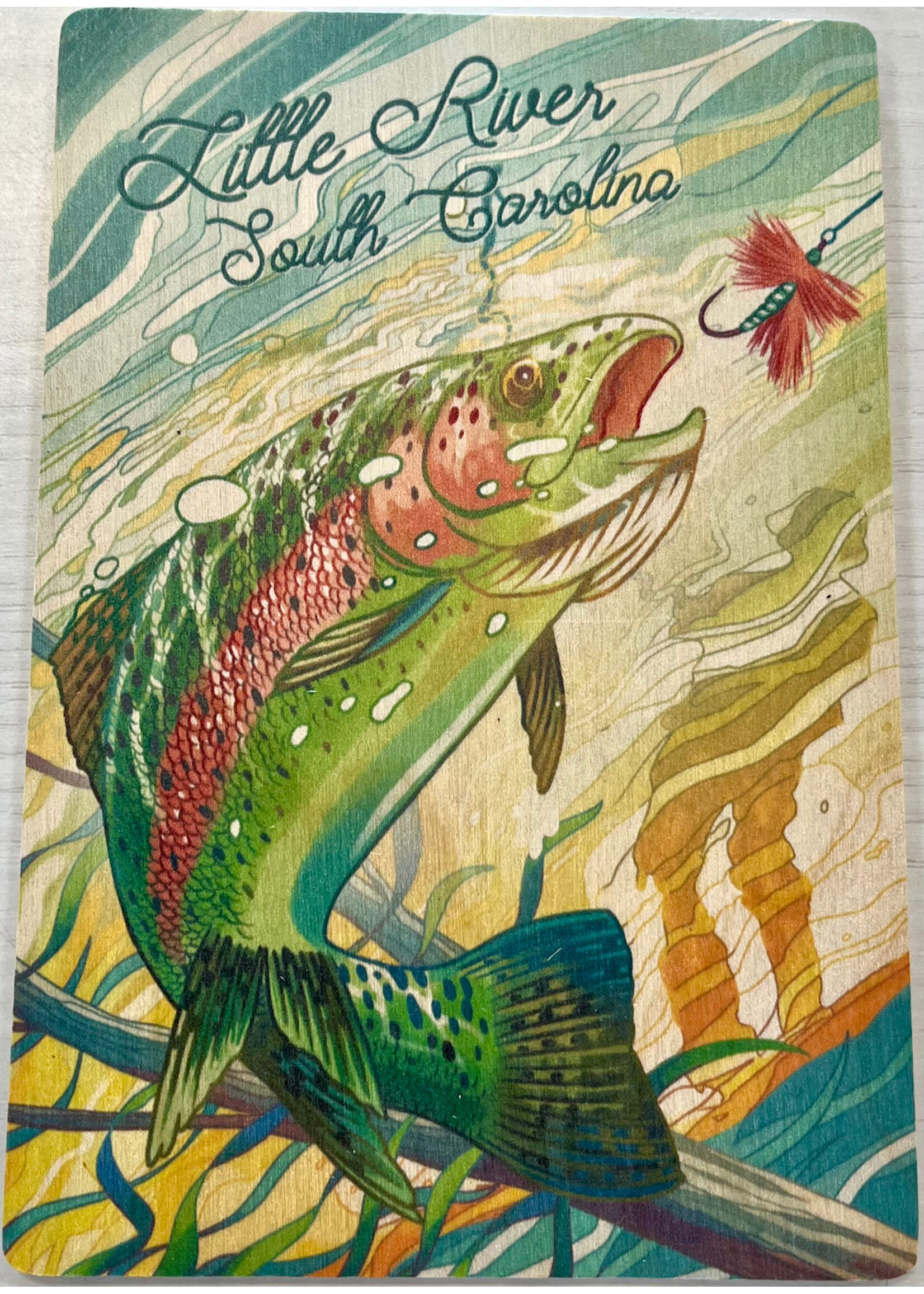 Lantern Press Wood Postcards