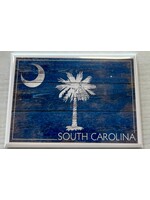 Lantern Press Rustic State Flag Magnet