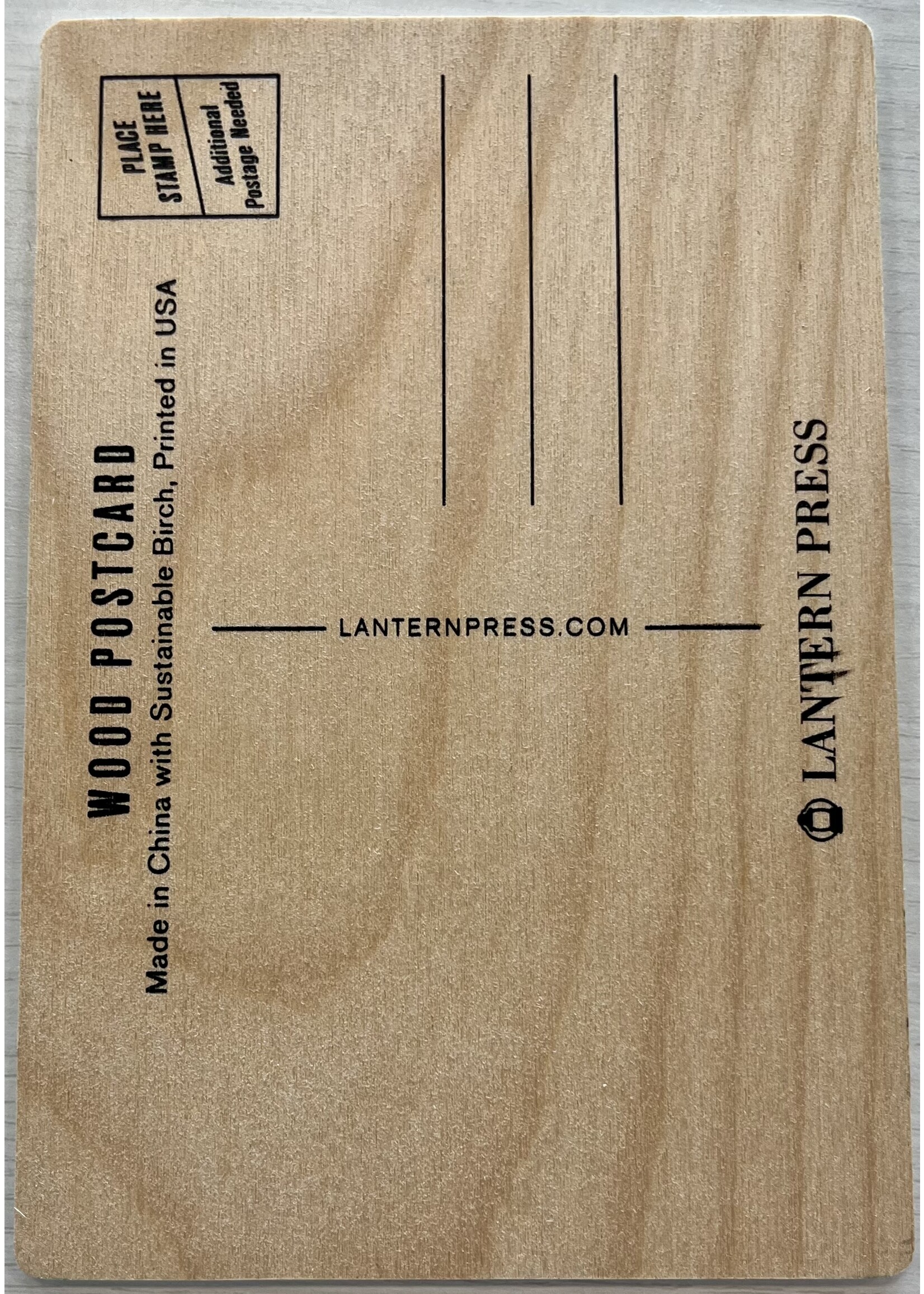 Lantern Press Wood Postcards
