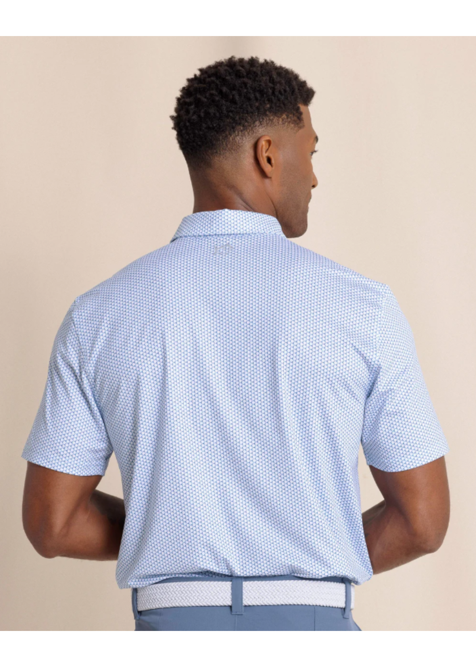 Southern Tide Driver On The Ball Printed Polo