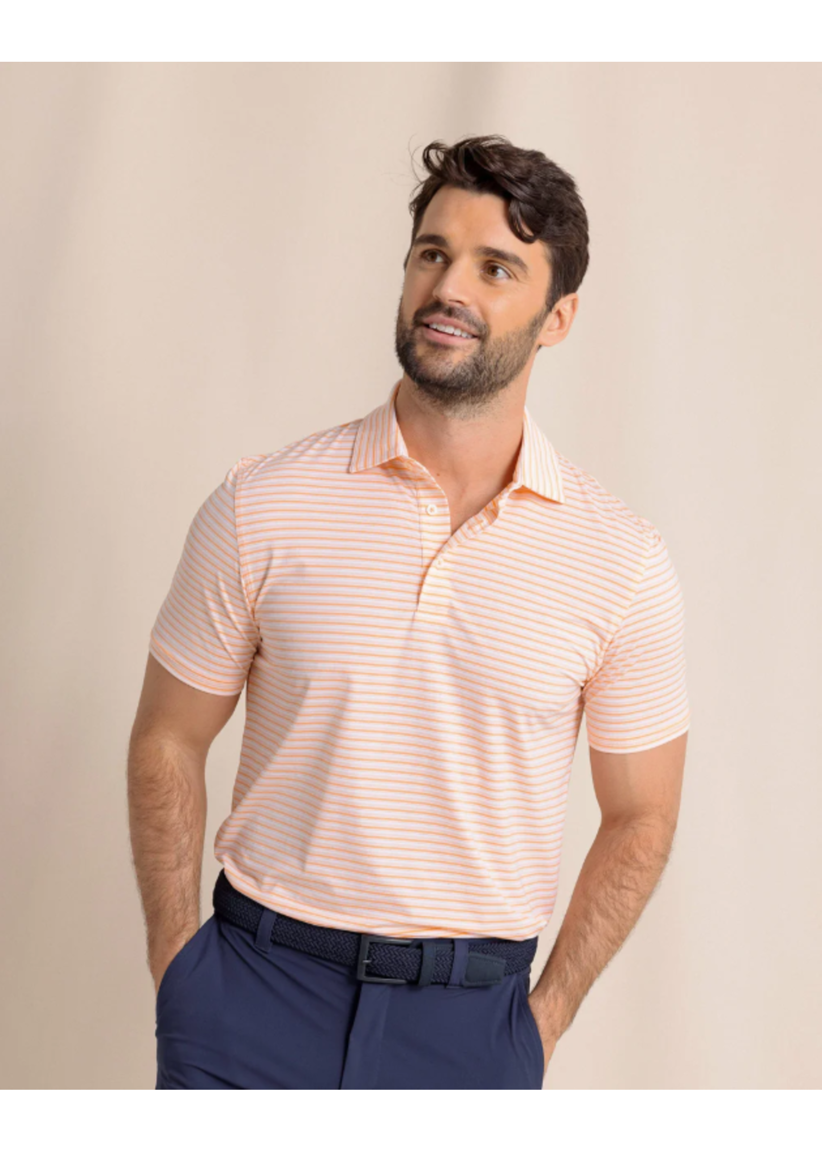 Southern Tide brrr°-eeze Breezy Point Stripe Polo