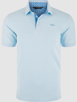 Drake Solid Pique Logo Polo