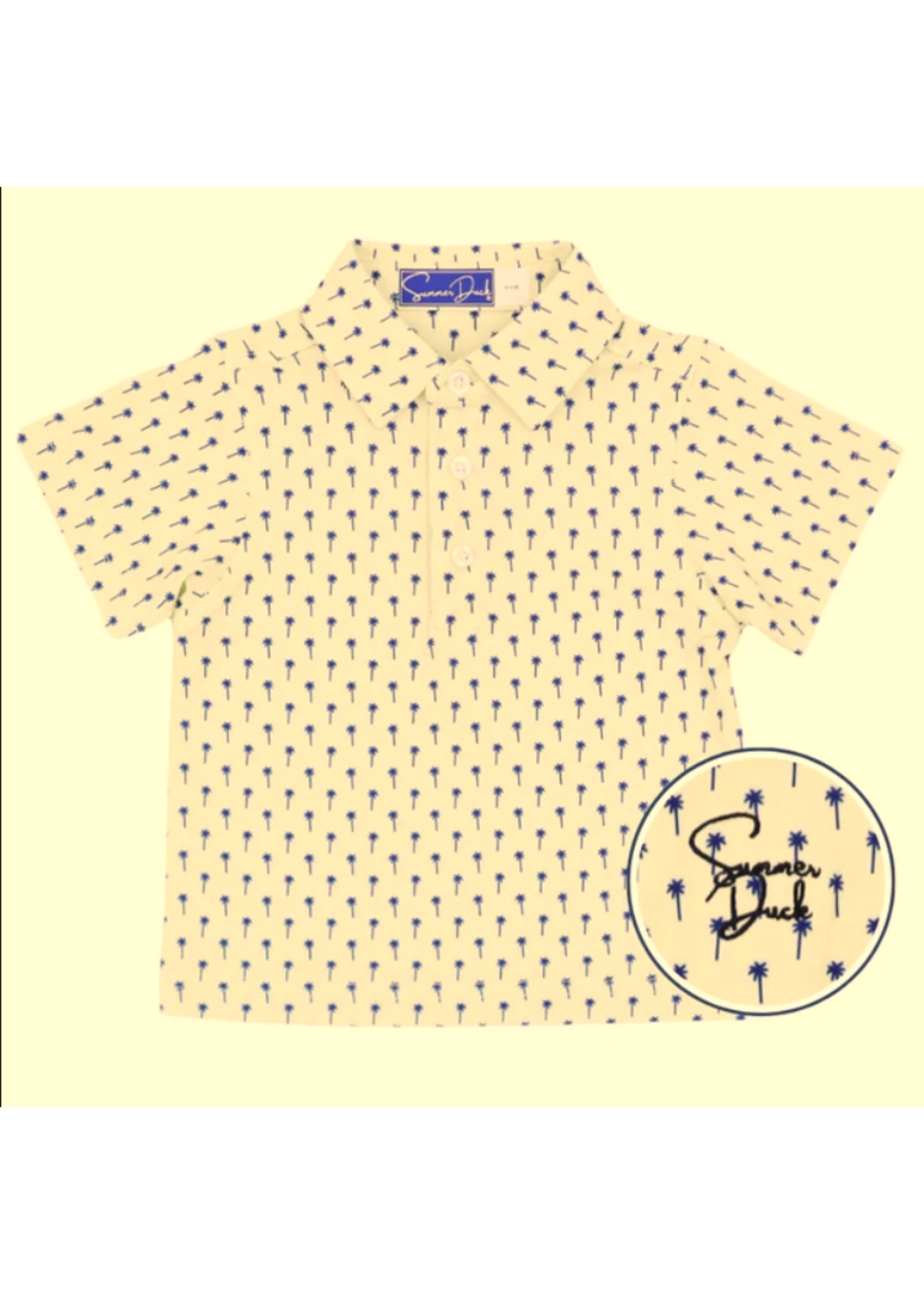 Summer Duck The Tiny Myrtle Performance Polo