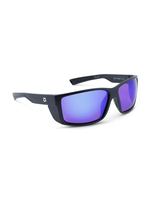 Optic Nerve Staunton - Matte Black w/ Polarized Brown Lens Blue Mirror