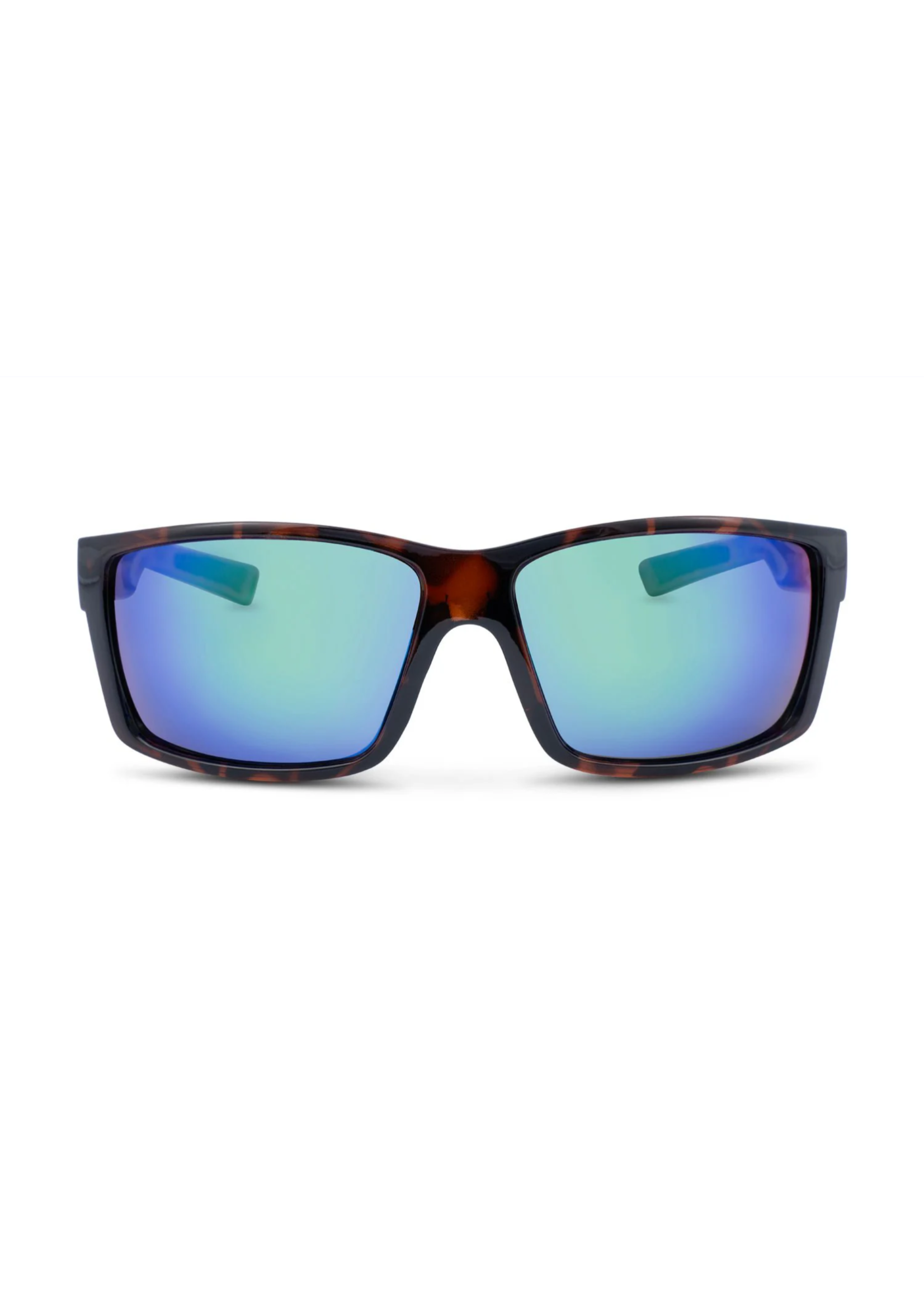 Optic Nerve Staunton - Shiny Dark Tortoise w/ Polarized Smoke Lens Green Mirror