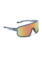 Optic Nerve Scraggy - Shiny Crystal Smoke Polarized Brown Lens Red Mirror